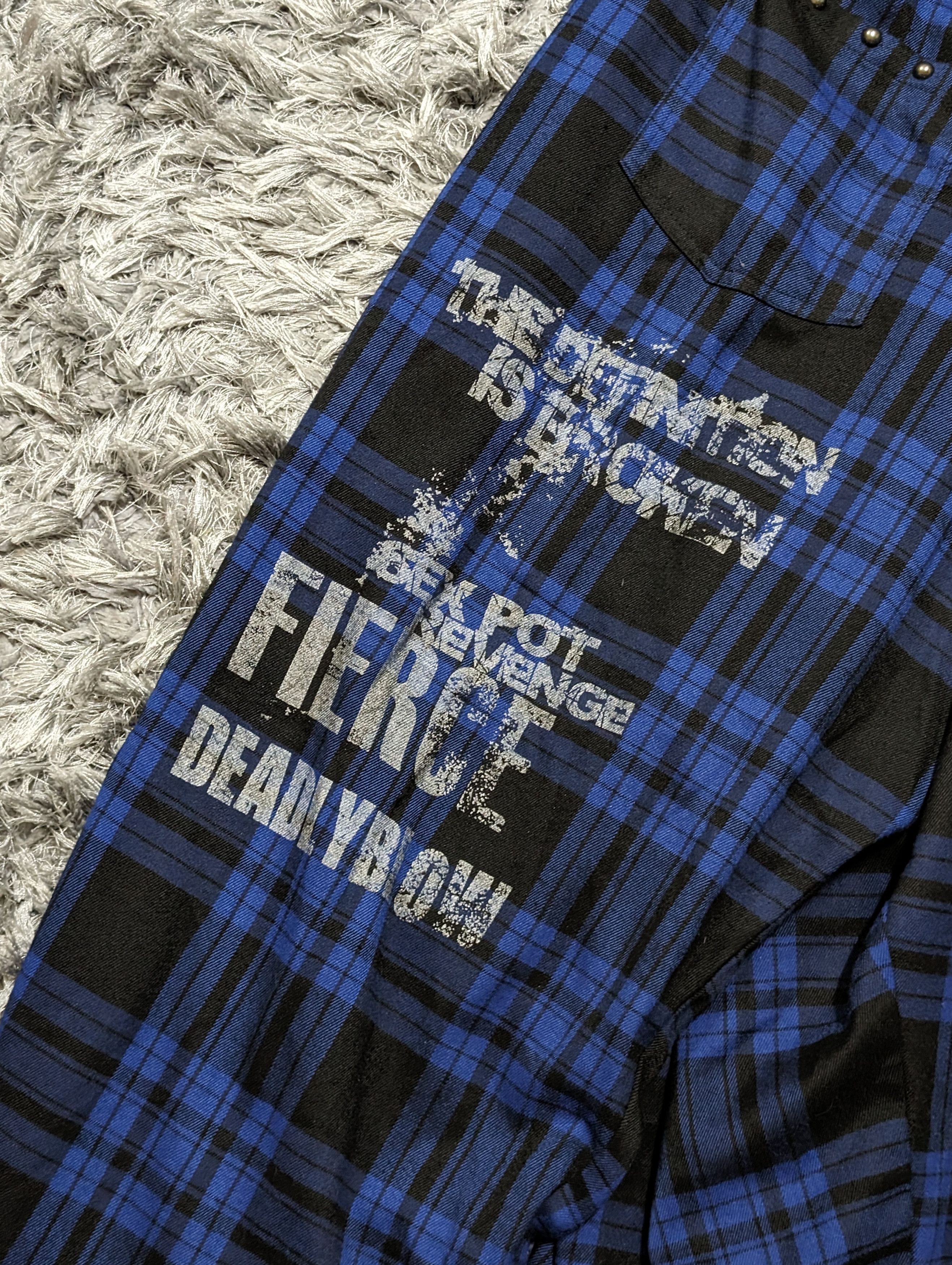 Japanese Brand × Seditionaries Vintage Sex Pot Revenge Punk Drawstring Wide Leg Tartan Pant Size US 30 / EU 46 - 4 Thumbnail