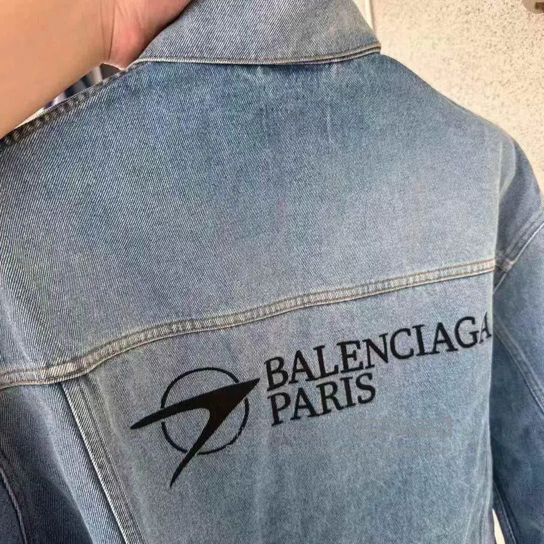 Balenciaga Balenciaga Boomerang Denim Jacket. Size US M / EU 48-50 / 2 - 5 Thumbnail