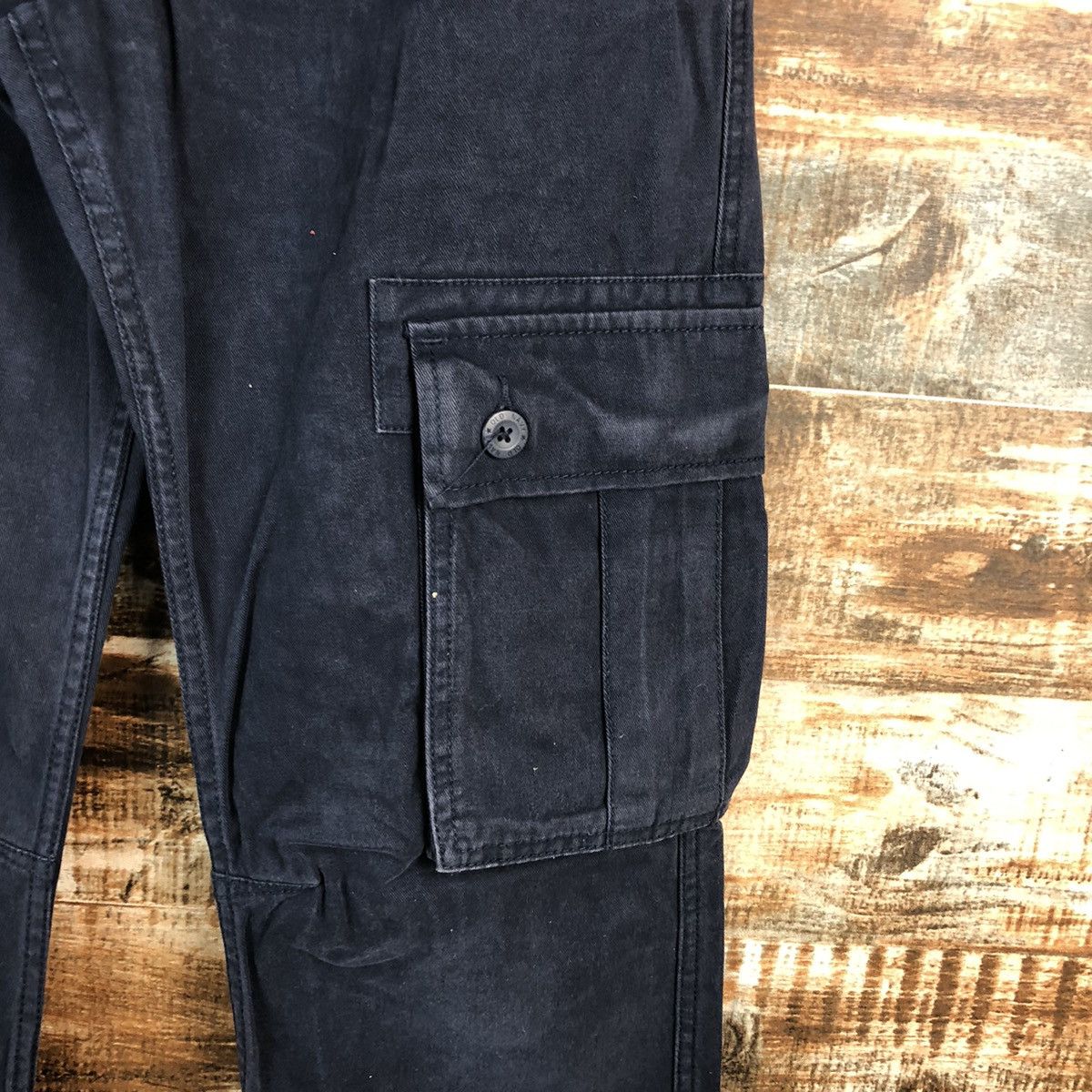Japanese Brand Old Navy Black Cargo Multipocket Pants #A2521 Size US 28 / EU 44 - 10 Thumbnail