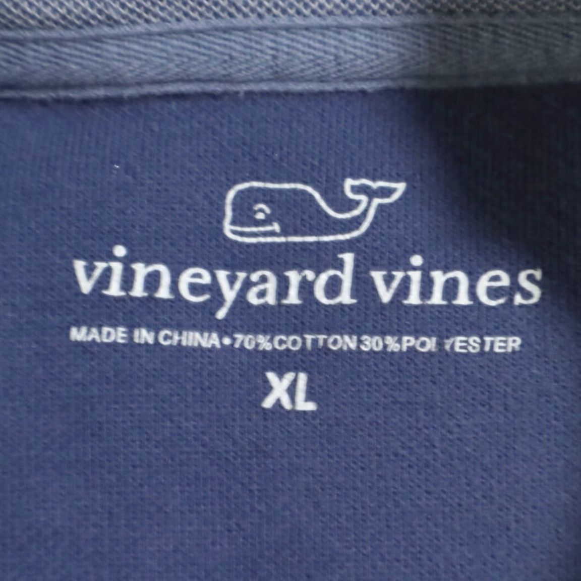 Vineyard Vines Vineyard Vines 1/4 Zip Knit Pullover Shep Heather Mock Long Sleeve Sweater Blue Men's XL Shirt Size US XL / EU 56 / 4 - 5 Thumbnail