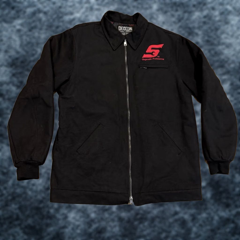Vintage Dixxon Zip-Up Jacket Mens Large Quilt Lined Canvas Limited Edition Zip Pockets Embroidered Logo Black Canvas Work Jacket Hooded? Size US L / EU 52-54 / 3 - 1 Thumbnail