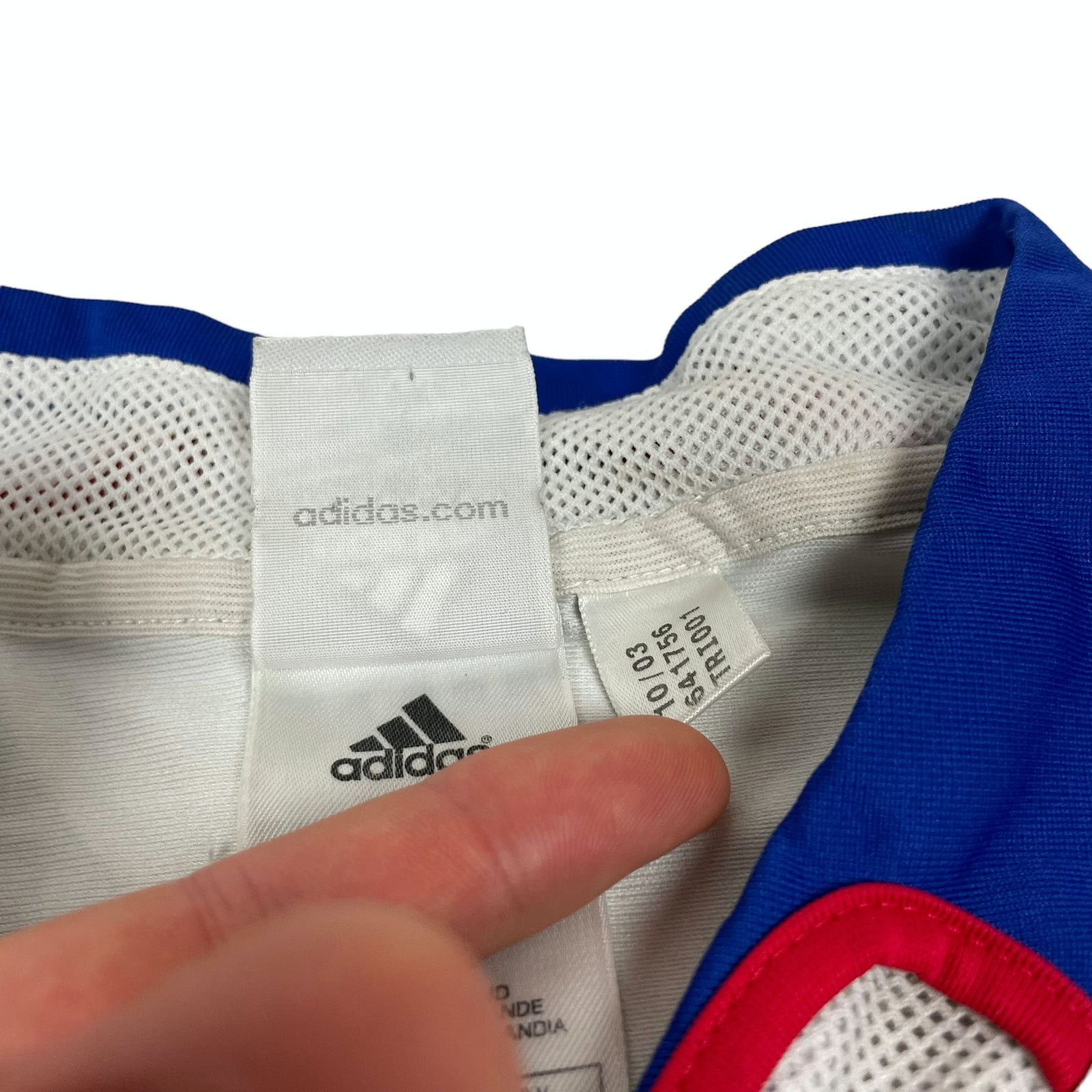 Adidas Adidas Mens White France National Football Team Jersey Large Size US L / EU 52-54 / 3 - 12 Thumbnail