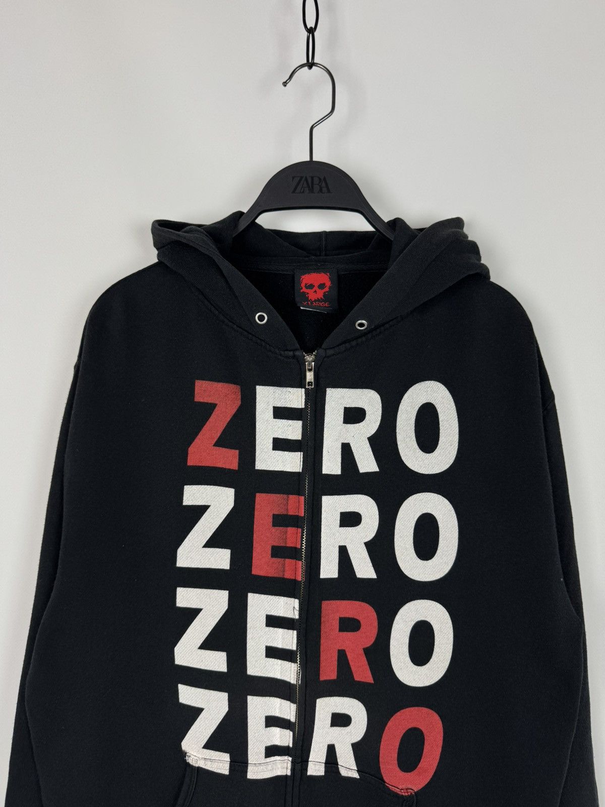Vintage Y2K Vintage Zero Zip Hoodie Made in USA Size US XL / EU 56 / 4 - 4 Thumbnail