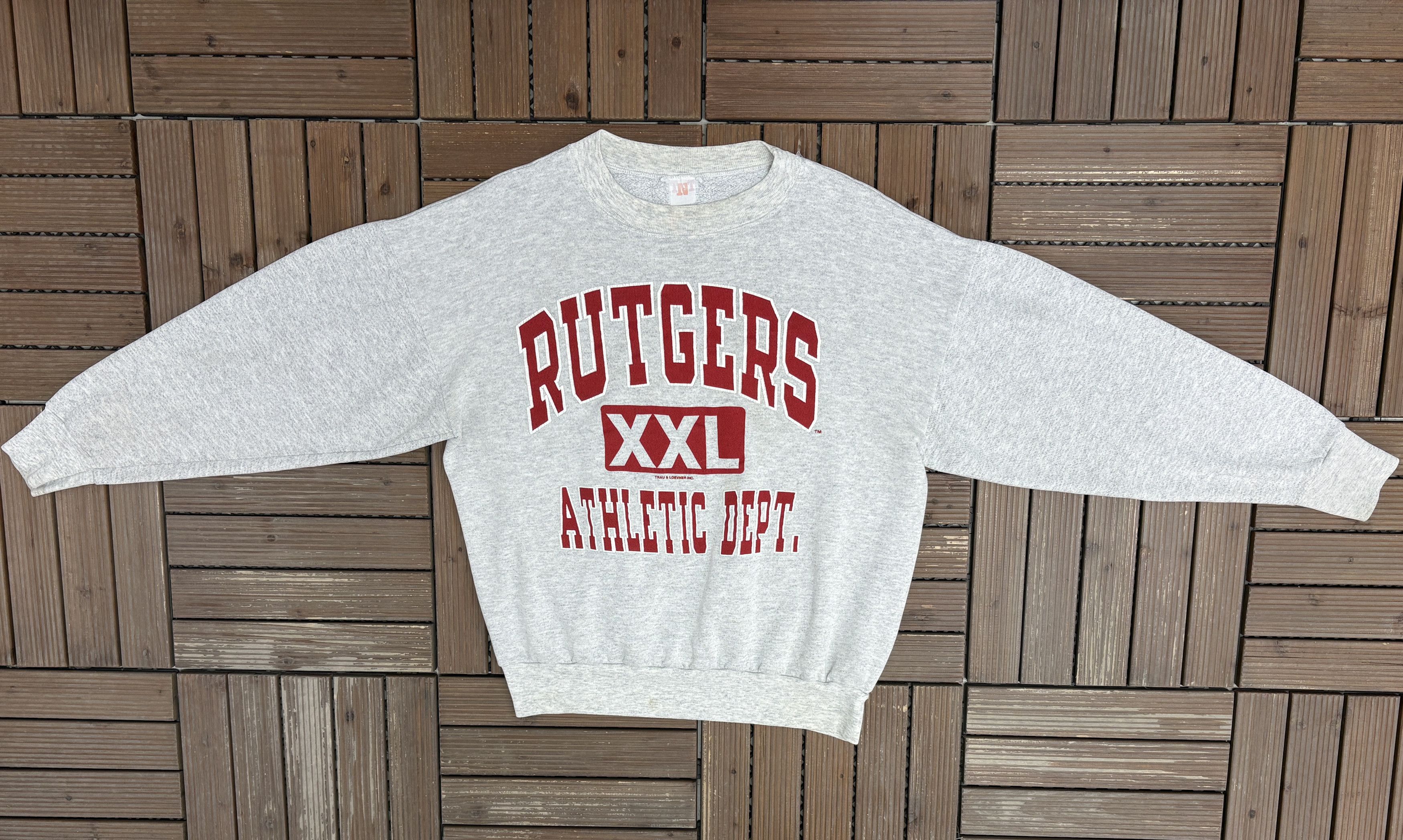 Vintage Rutgers Scarlet Knights Athletic Dept. Vintage Crewneck Size US M / EU 48-50 / 2 - 4 Thumbnail
