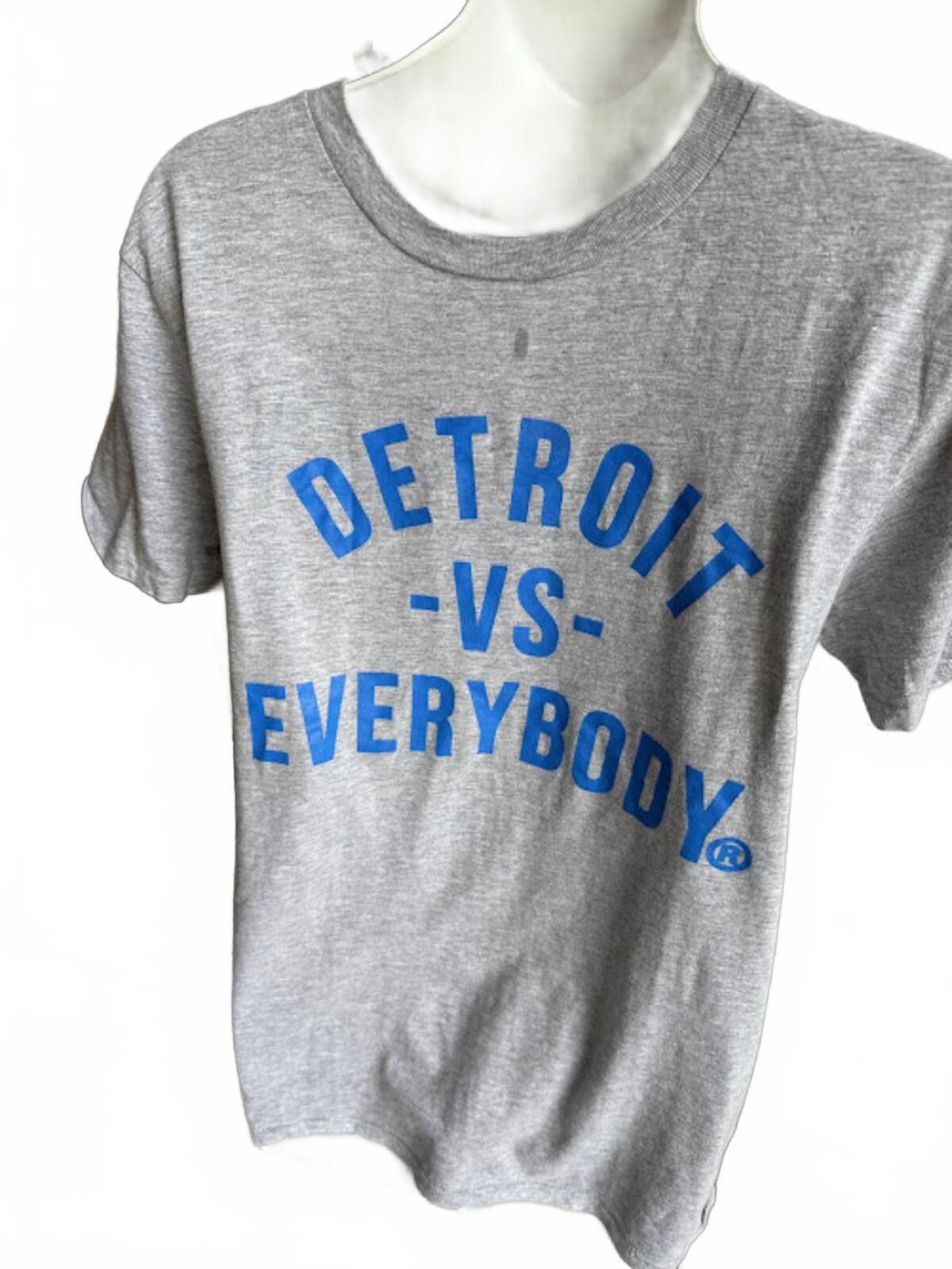 Other Detroit vs Everybody Gray Graphic Tee M Size US M / EU 48-50 / 2 - 1 Thumbnail