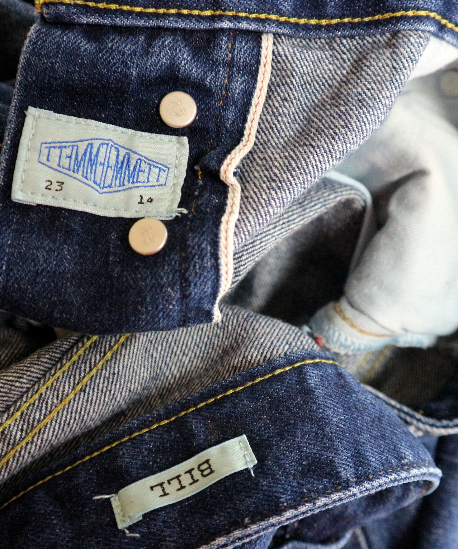 Emmett Emmett Bill Selvedge Denim Jeans W31 L34 Size US 31 - 8 Thumbnail