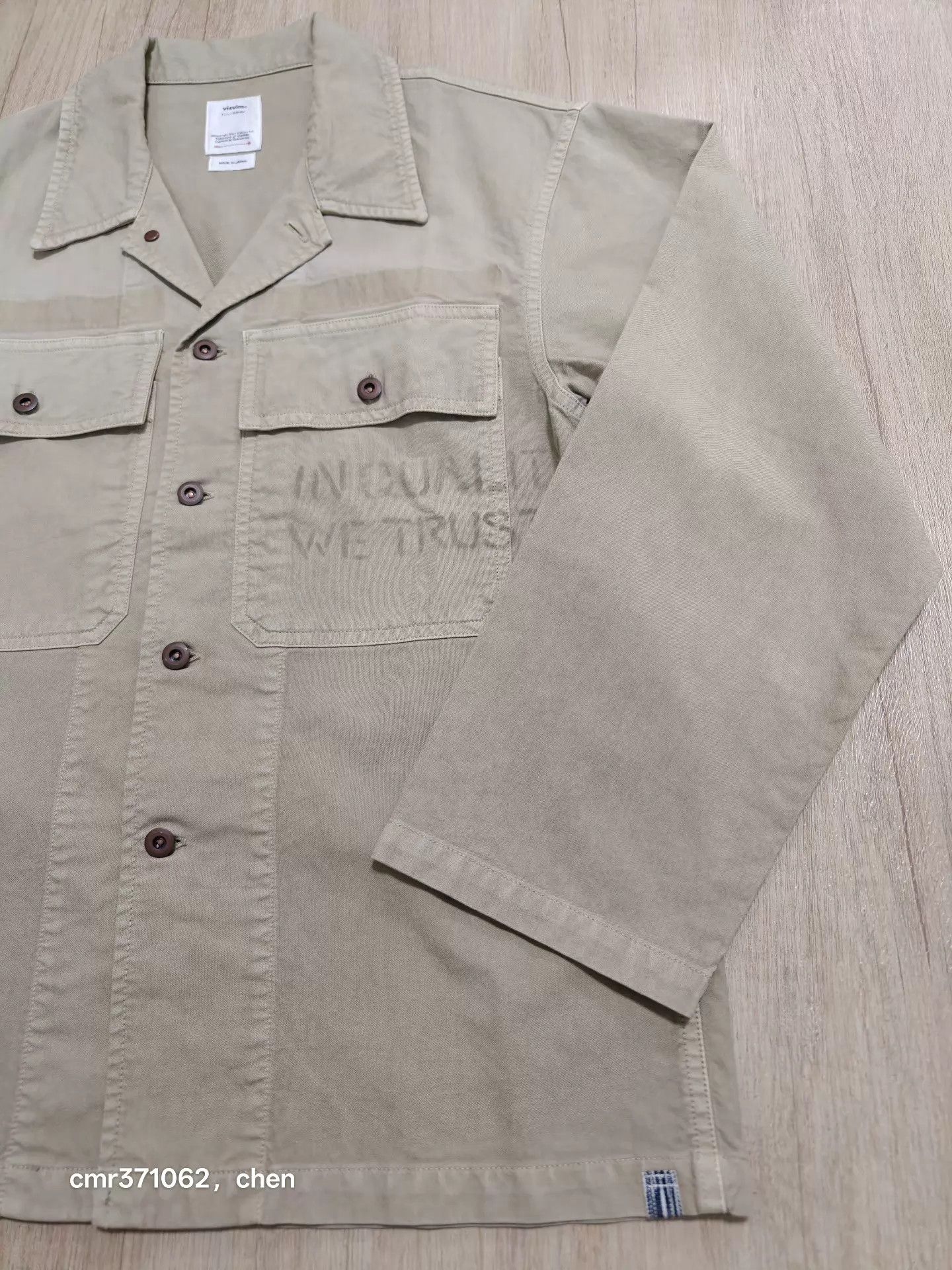 Visvim VISVIM 22SS FIL Cardwell L/S DMGD Shirt Khaki 2/3 Size US M / EU 48-50 / 2 - 3 Thumbnail