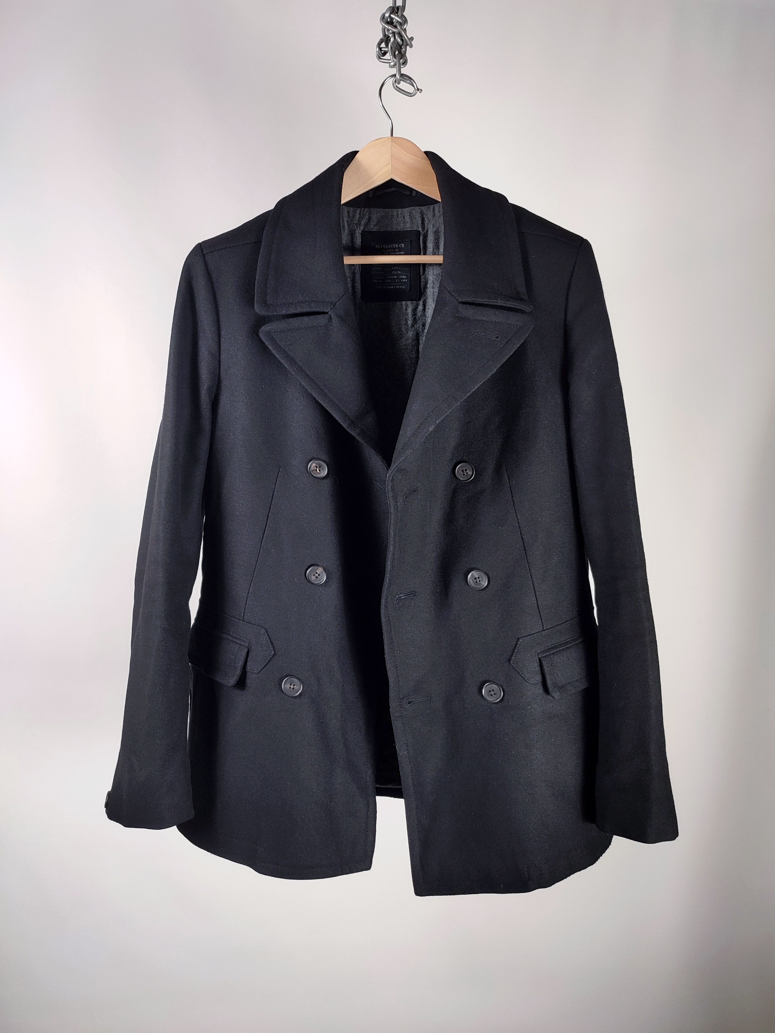 Allsaints Allsaints Wool Rhode Coat Double breasted jacket Size US L / EU 52-54 / 3 - 8 Thumbnail