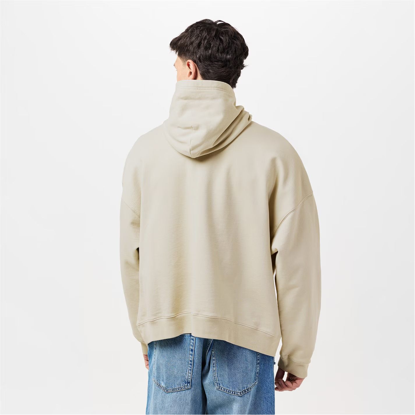 Balenciaga o1g2r1mq0226 Over the Head Pull Over Hoodie In Ivory Size US S / EU 44-46 / 1 - 4 Thumbnail