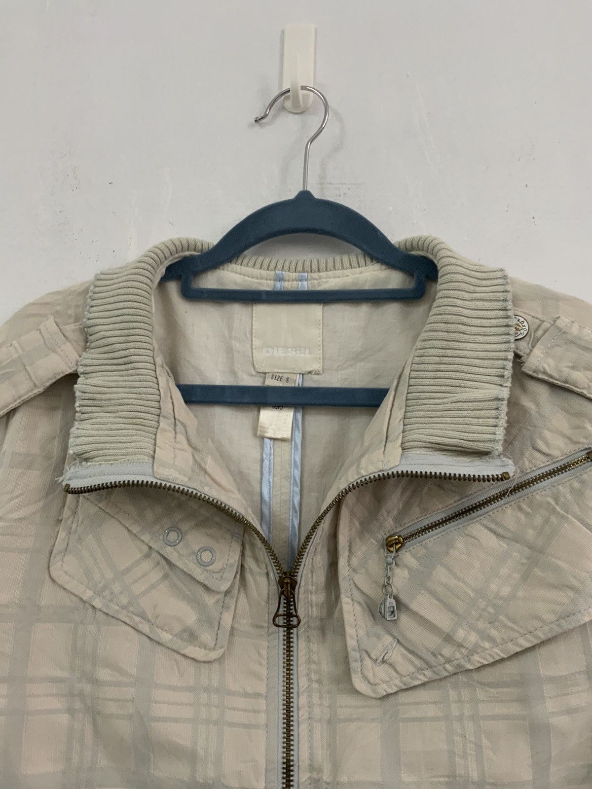 Diesel Vintage Diesel Distressed Rusty Bomber Jacket Size US S / EU 44-46 / 1 - 8 Thumbnail