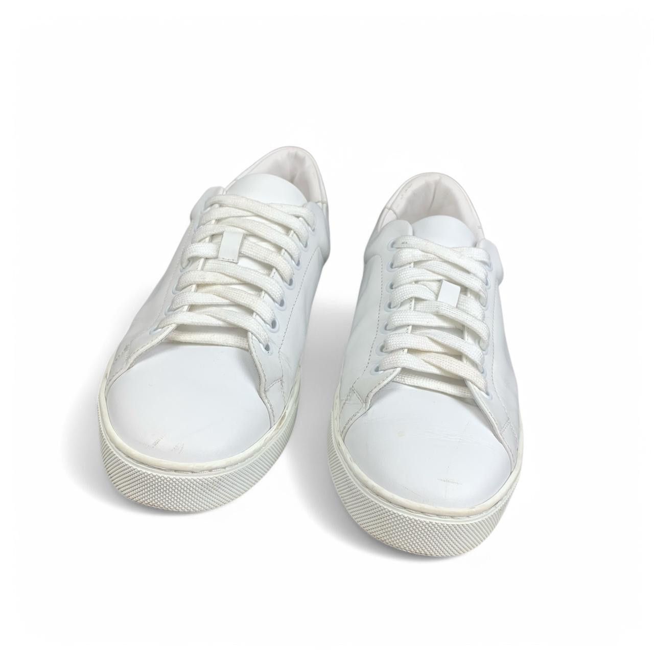 Burberry BURBERRY White Leather Sneakers Size US 10 / IT 40 - 2 Thumbnail