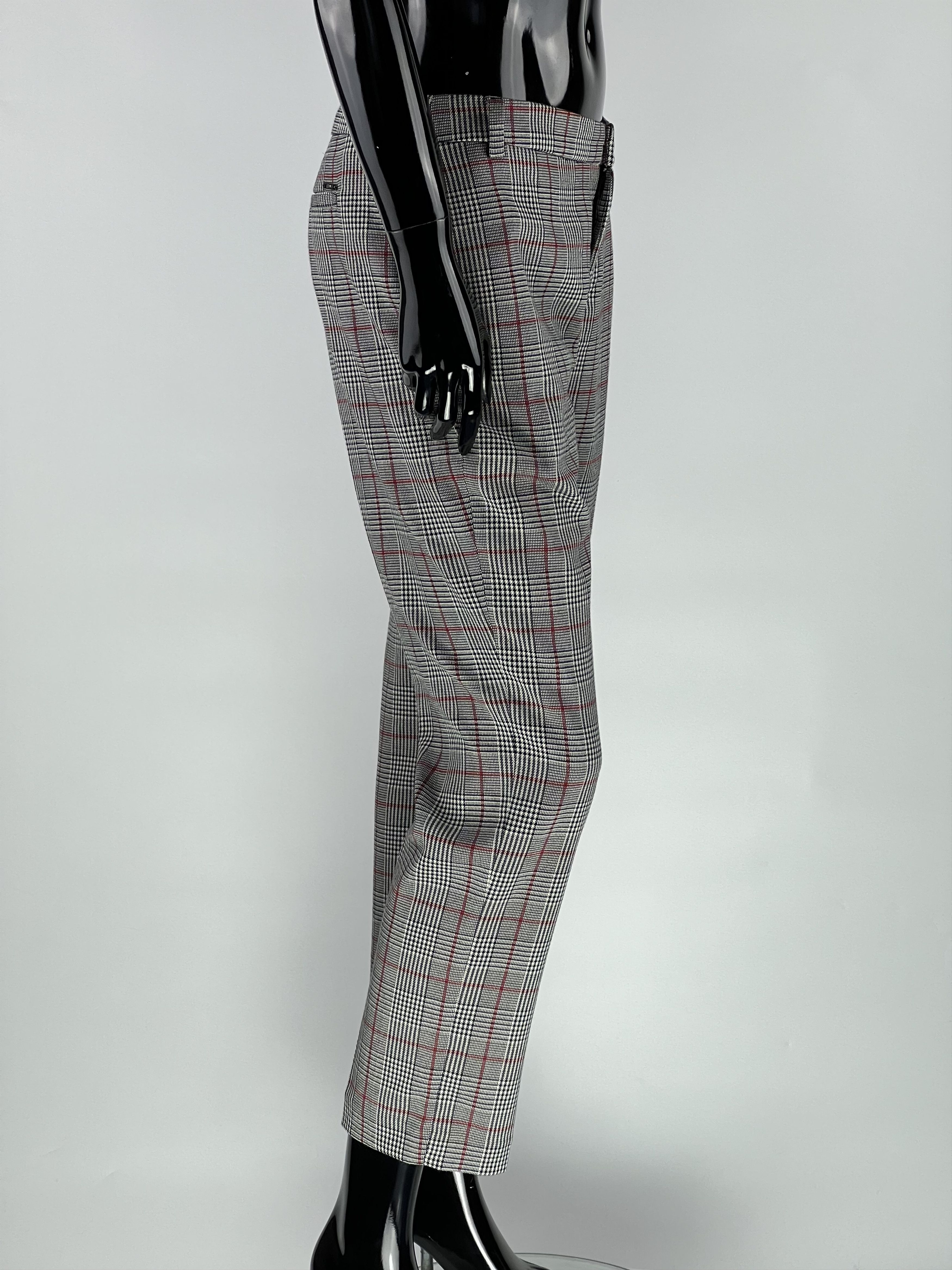 Liu Jo Liu-Jo Women's Check Pants Size 46 Size 32" / US 10 / IT 46 - 2 Thumbnail