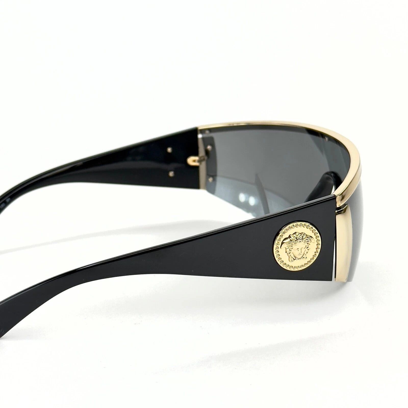 Versace VERSACE 2197 TRIBUTE SHIELD Black VE2197 Unisex Sunglasses Size ONE SIZE - 3 Thumbnail