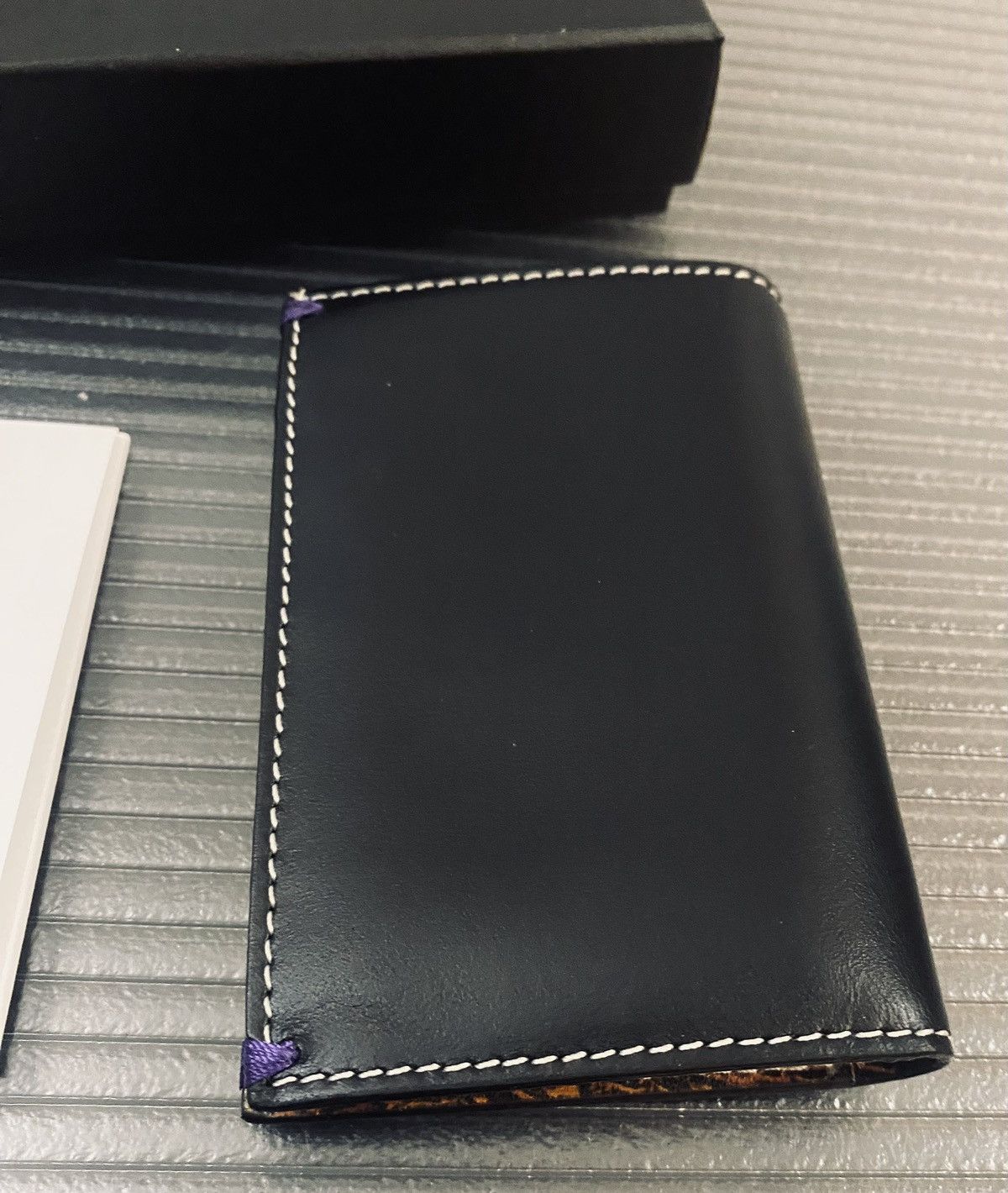 Paul Smith Paul Smith 🇮🇹 Nero leather Leitz camera collage cc wallet NEW Size ONE SIZE - 3 Thumbnail