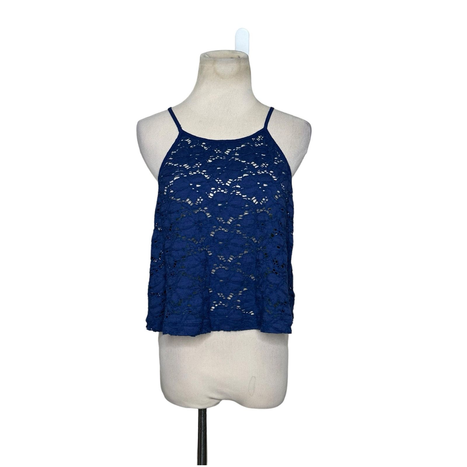 Express Express blue eyelet racer back tank top Cami Size M Size M / US 6-8 / IT 42-44 - 11 Thumbnail