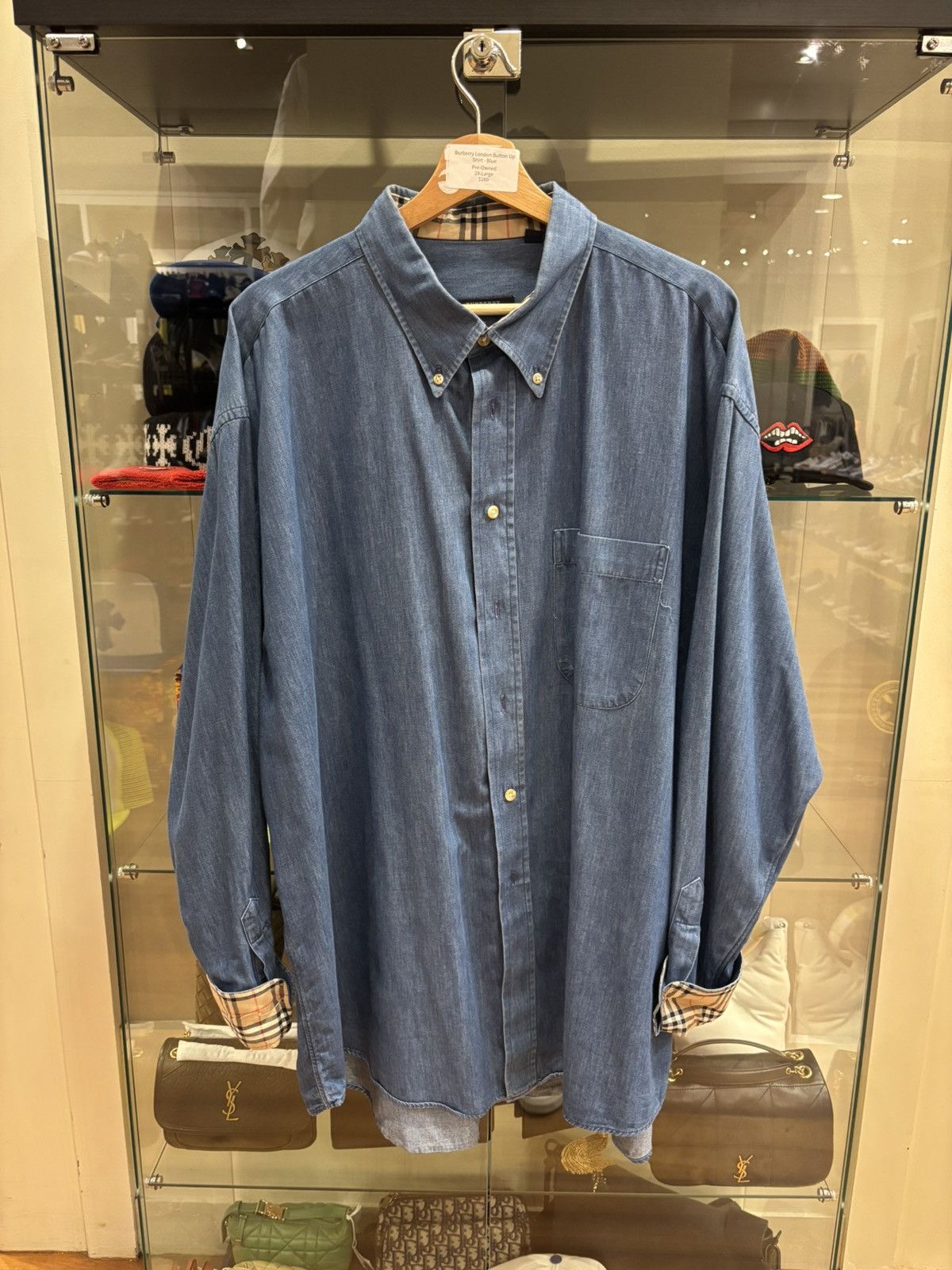Burberry Burberry London Button Up Shirt Size US XXL / EU 58 / 5 - 1 Thumbnail