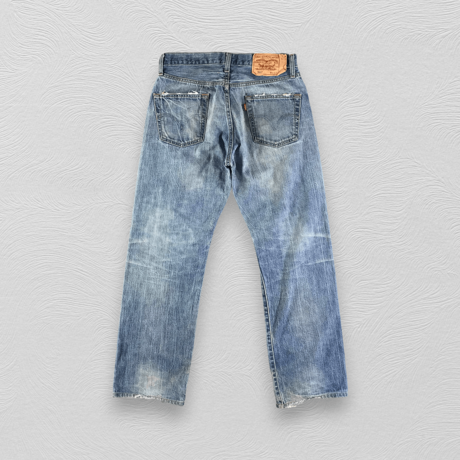 Levi's Vintage Levis 501 Jeans Distressed Denim KJ2727 Size US 30 / EU 46 - 2 Thumbnail
