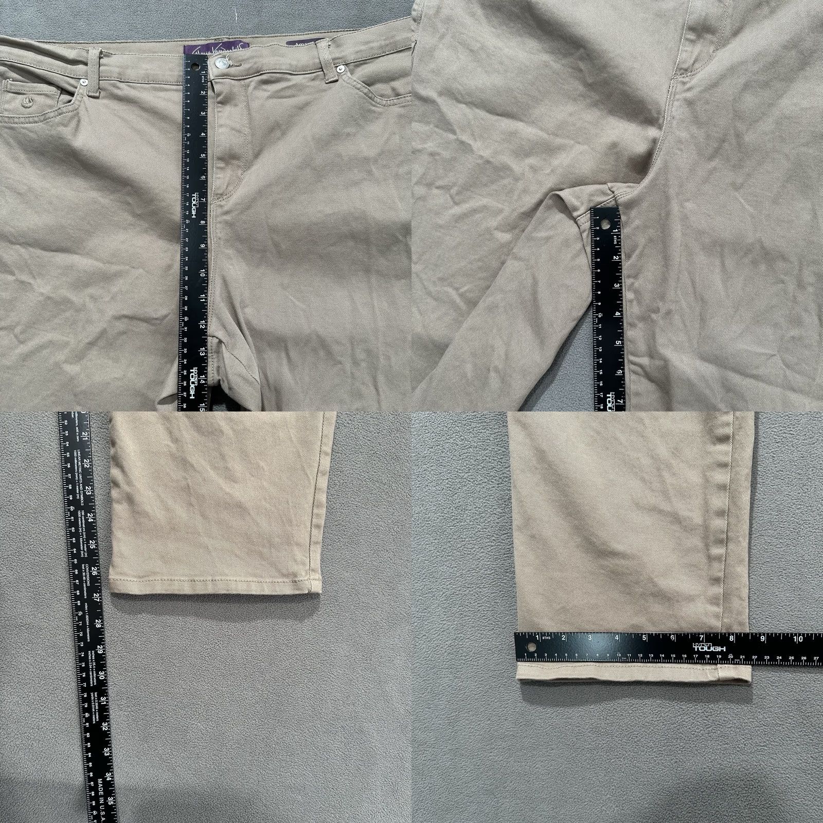 Gloria Vanderbilt Gloria Vanderbilt Jeans Womens 22W Short Brown High Waist Amanda Tapered EUC Size 40" / US 18 - 9 Thumbnail