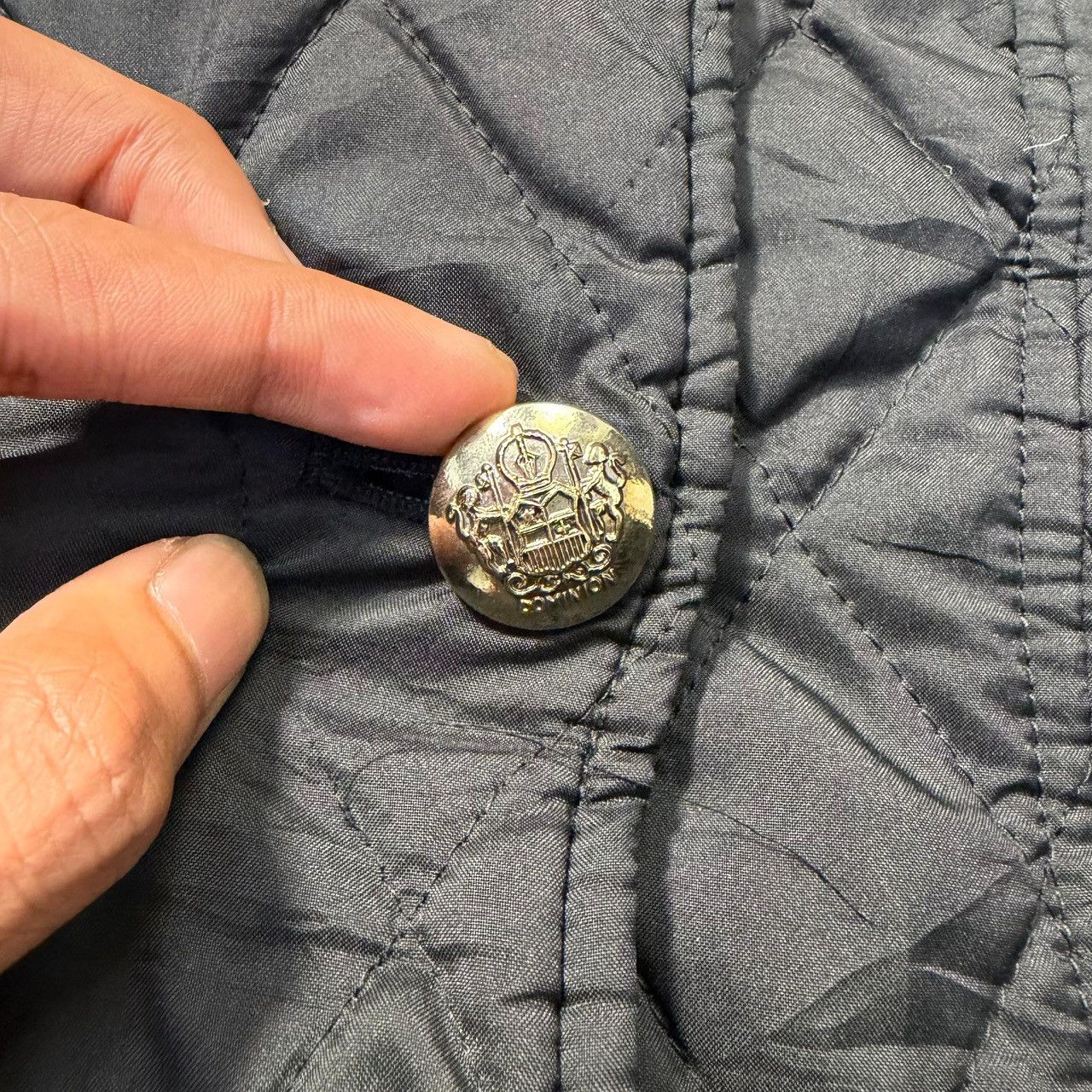 MCM Vintage MCM Légère Diamond Quilted Double Breasted Jacket Size L / US 10 / IT 46 - 5 Thumbnail