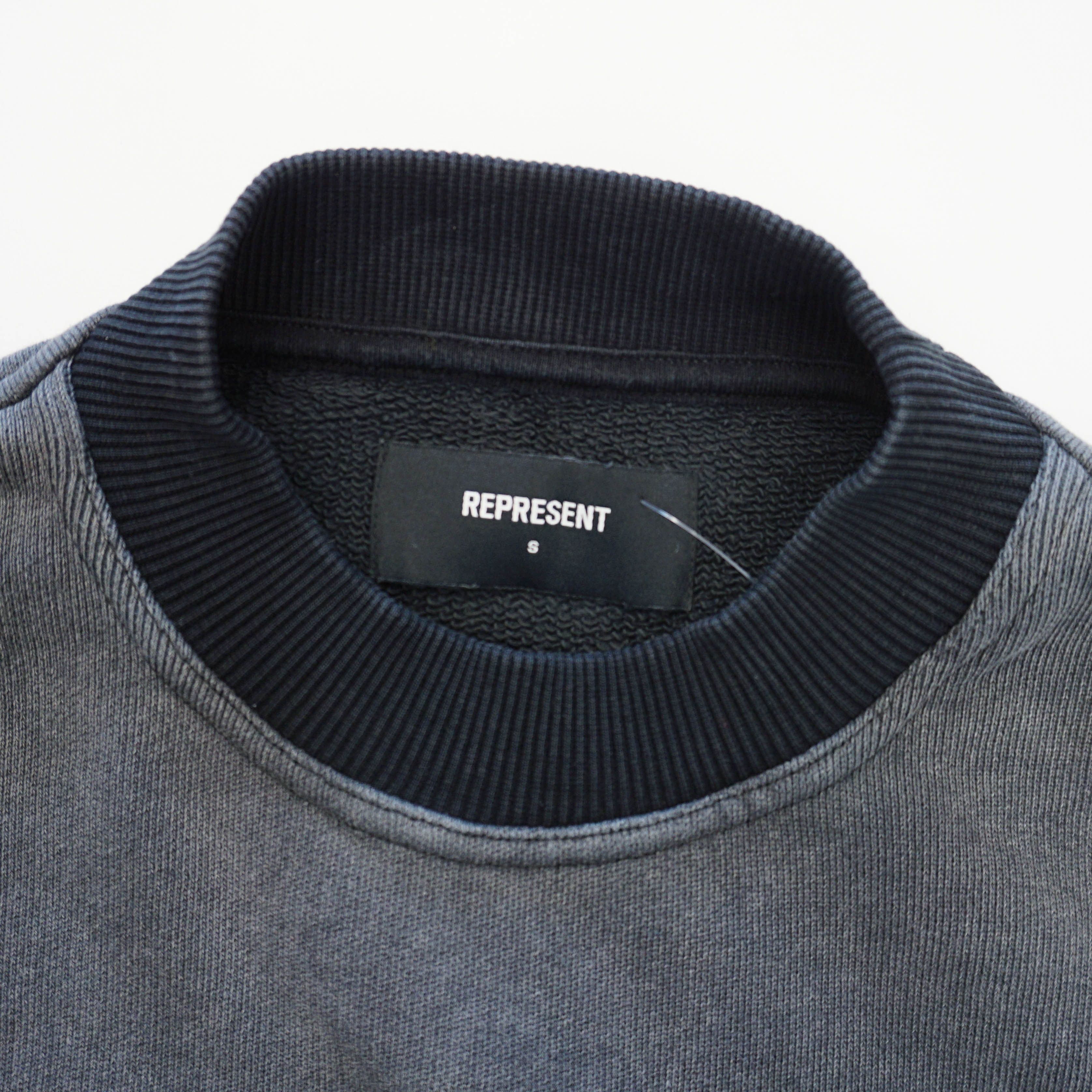 Represent Clo. Represent Clo Washed Boxy Crewneck Sweatshirt Size US S / EU 44-46 / 1 - 3 Thumbnail