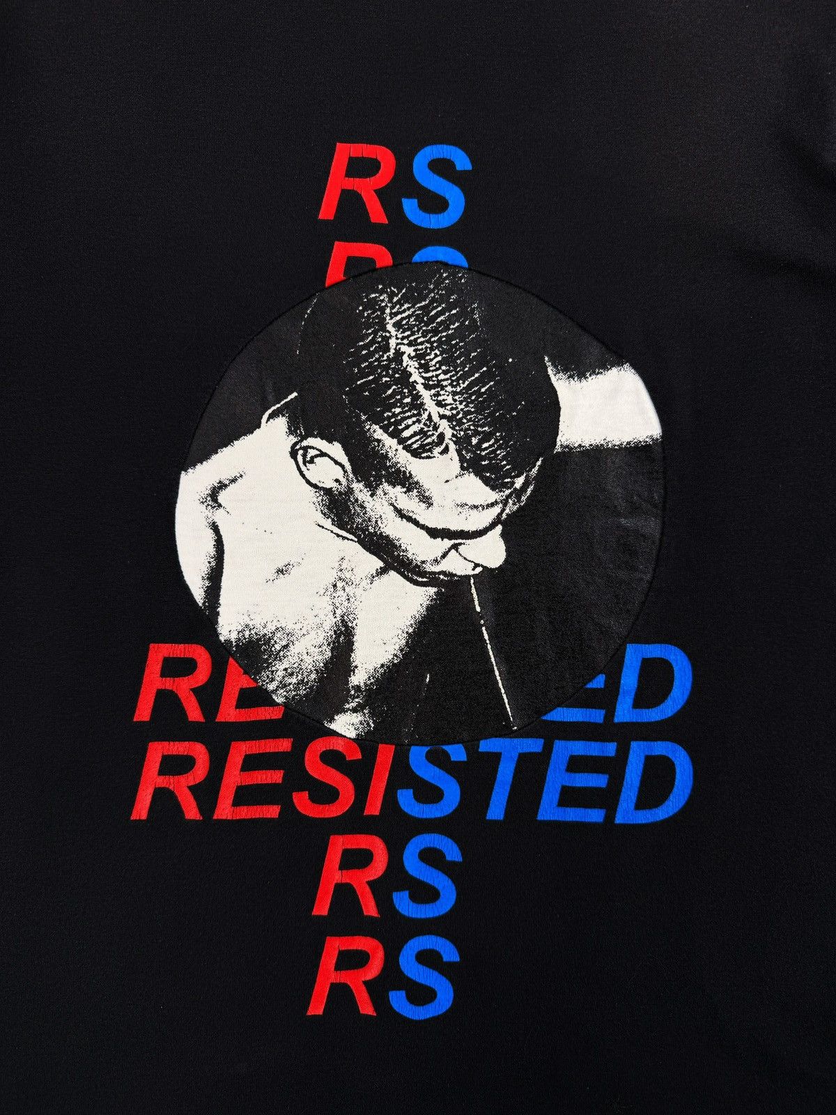 Raf Simons SS03 Raf Simons ‘Resisted’ Consumed Black Graphic T-Shirt Size US S / EU 44-46 / 1 - 2 Thumbnail