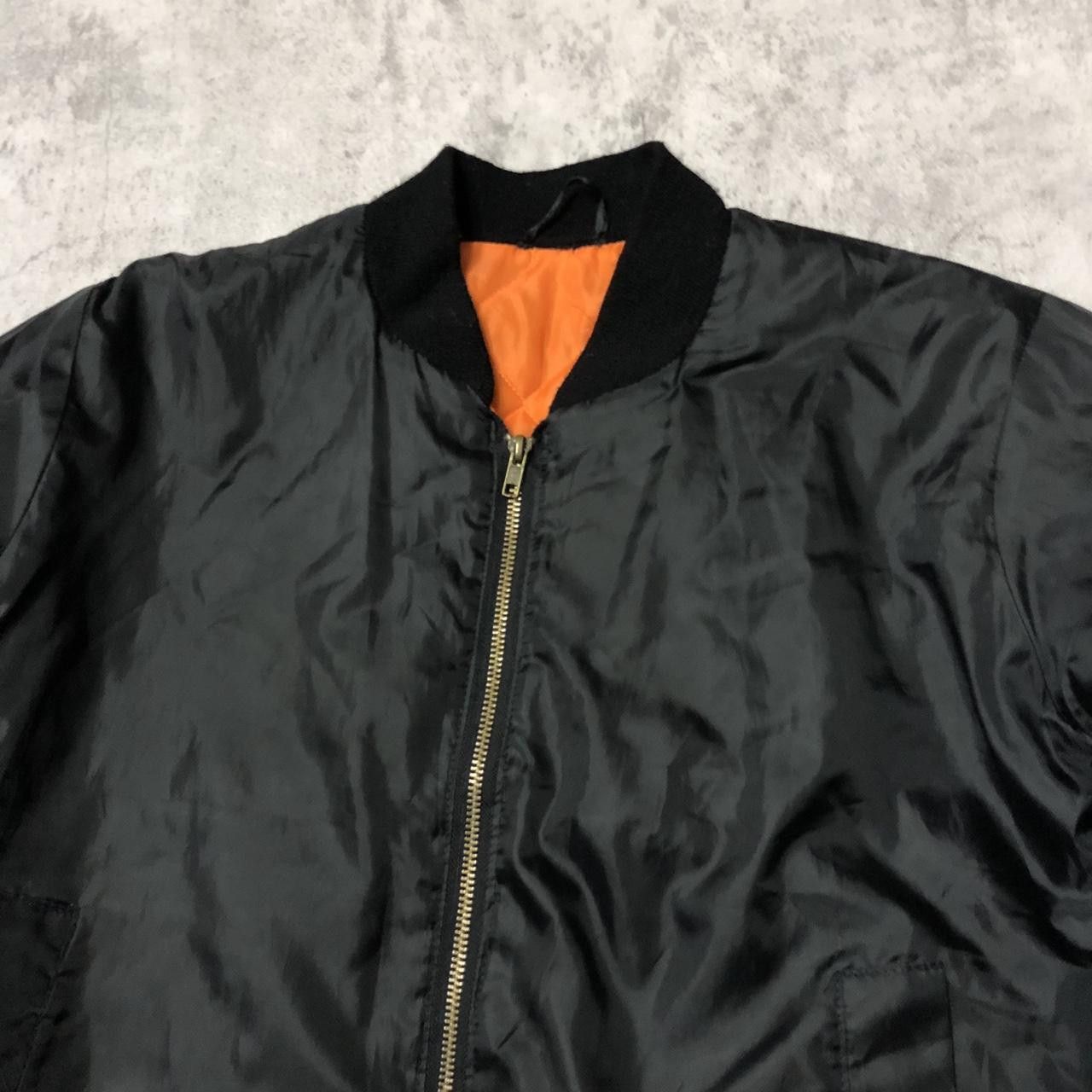 Other Black vintage bomber jacket with orange lining jacket Size S / US 4 / IT 40 - 2 Thumbnail