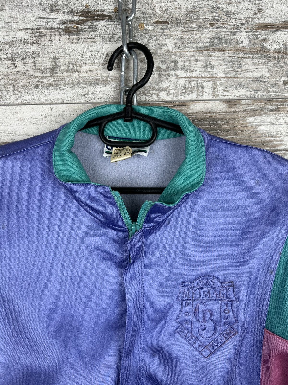 Asics × Vintage Women’s Vintage ASICS Gelindo Bordin Track Jacket vest y2k Size M / US 6-8 / IT 42-44 - 2 Thumbnail
