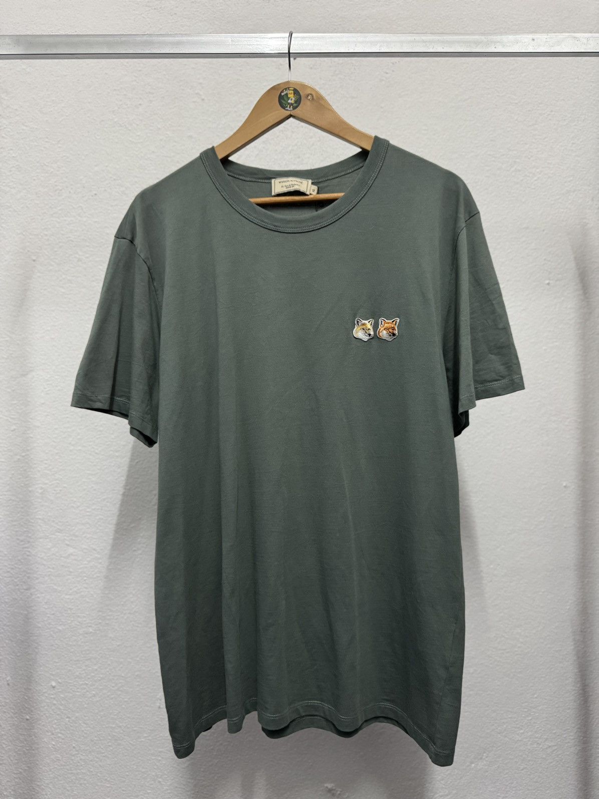 Maison Kitsune Maison Kitsune double Fox Head Patch T-Shirt Size US XL / EU 56 / 4 - 1 Thumbnail