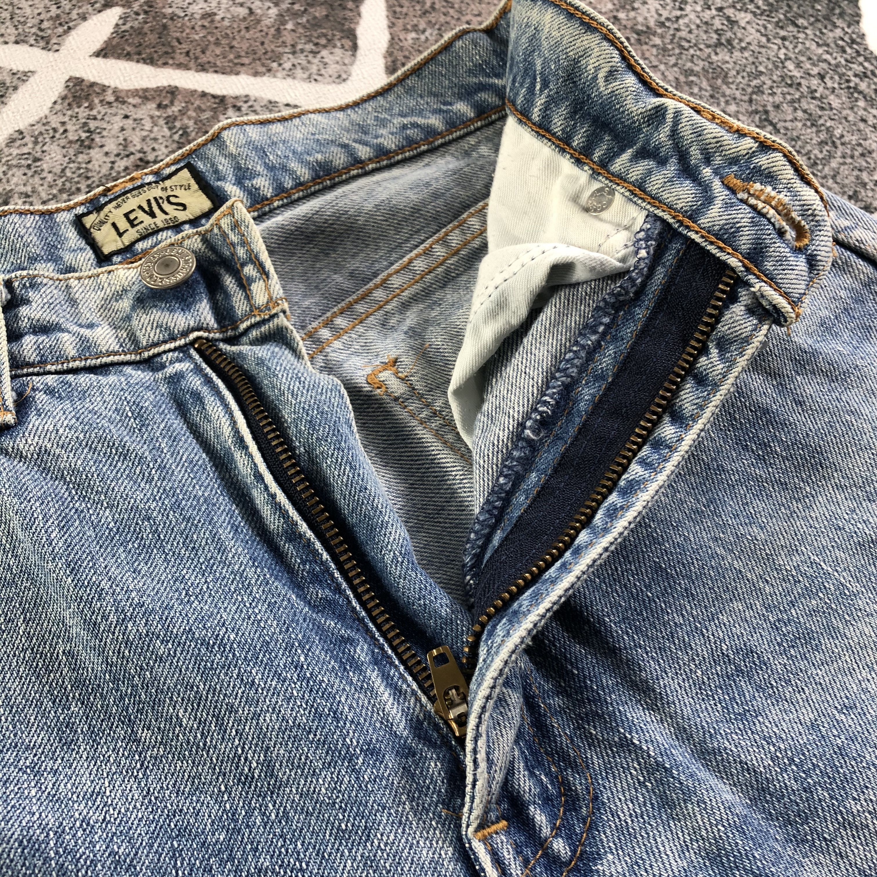 Levi's Vintage 90s Levis 575 Jeans Faded Blue Denim Size US 27 - 8 Thumbnail