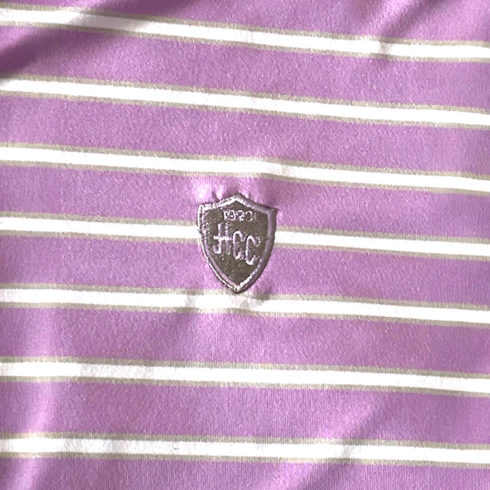 RLX Ralph Lauren Ralph Lauren RLX Golf Polo Mens XL Lavender Striped Shirt Size US XL / EU 56 / 4 - 4 Thumbnail