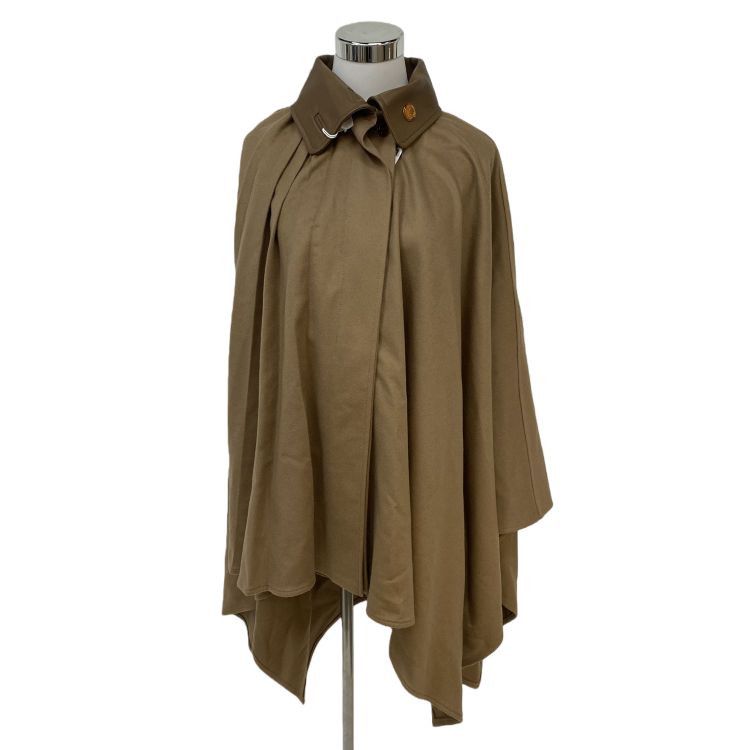 Gucci Gucci Wool Leather Collar Cape Size 40 Size S / US 4 / IT 40 - 1 Thumbnail