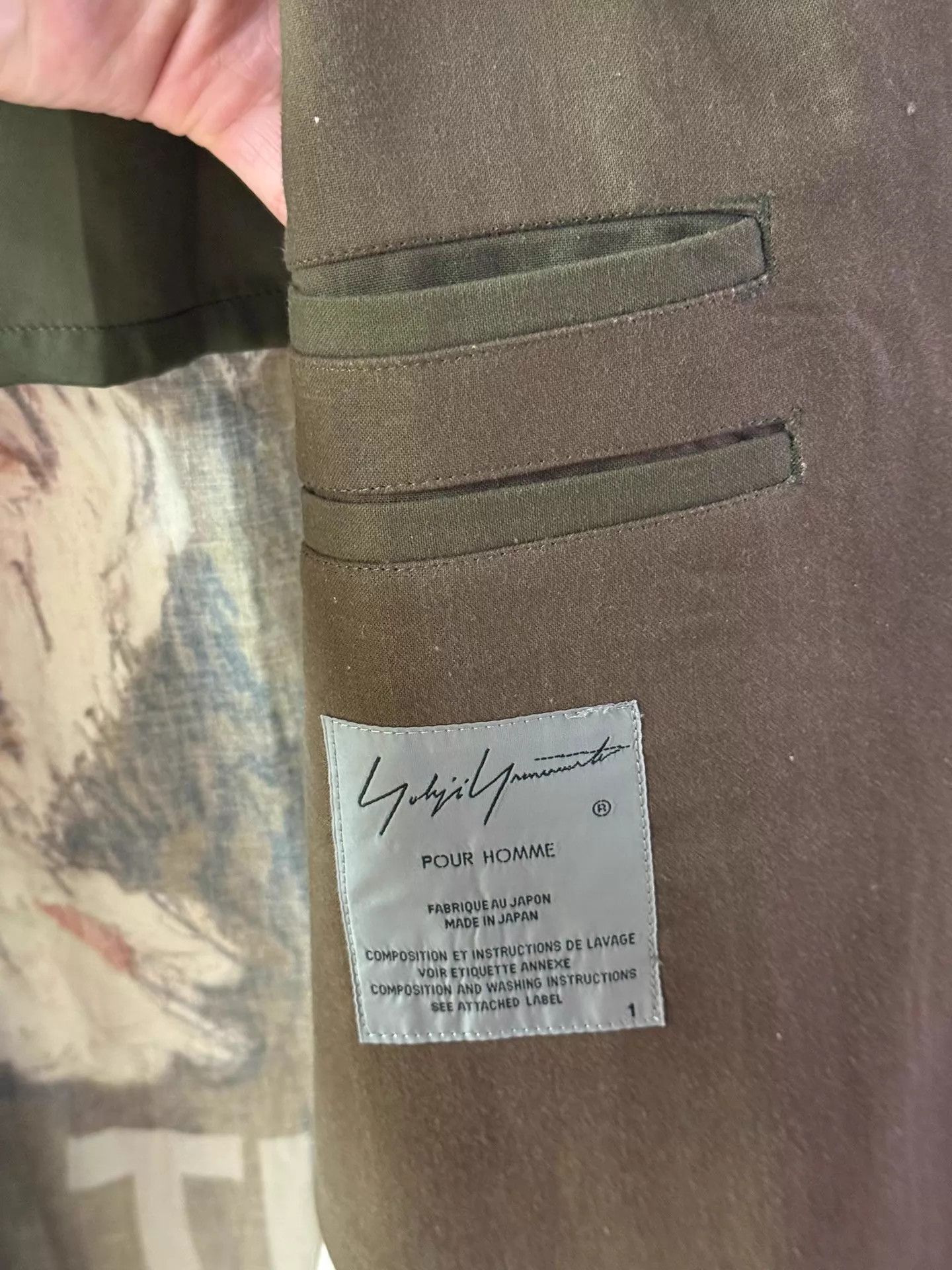 Yohji Yamamoto Yohji Yamamoto Pour Homme 17ss Portrait Hand-Painted Suit Size US S / EU 44-46 / 1 - 7 Thumbnail
