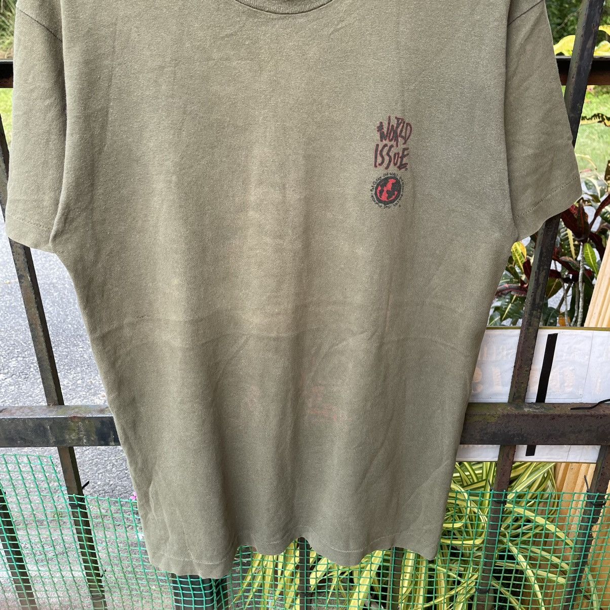Welcome Skateboards 🔥Vintage 1994 World Issue Big Logo Sun Faded Skate Tee Size US L / EU 52-54 / 3 - 6 Thumbnail