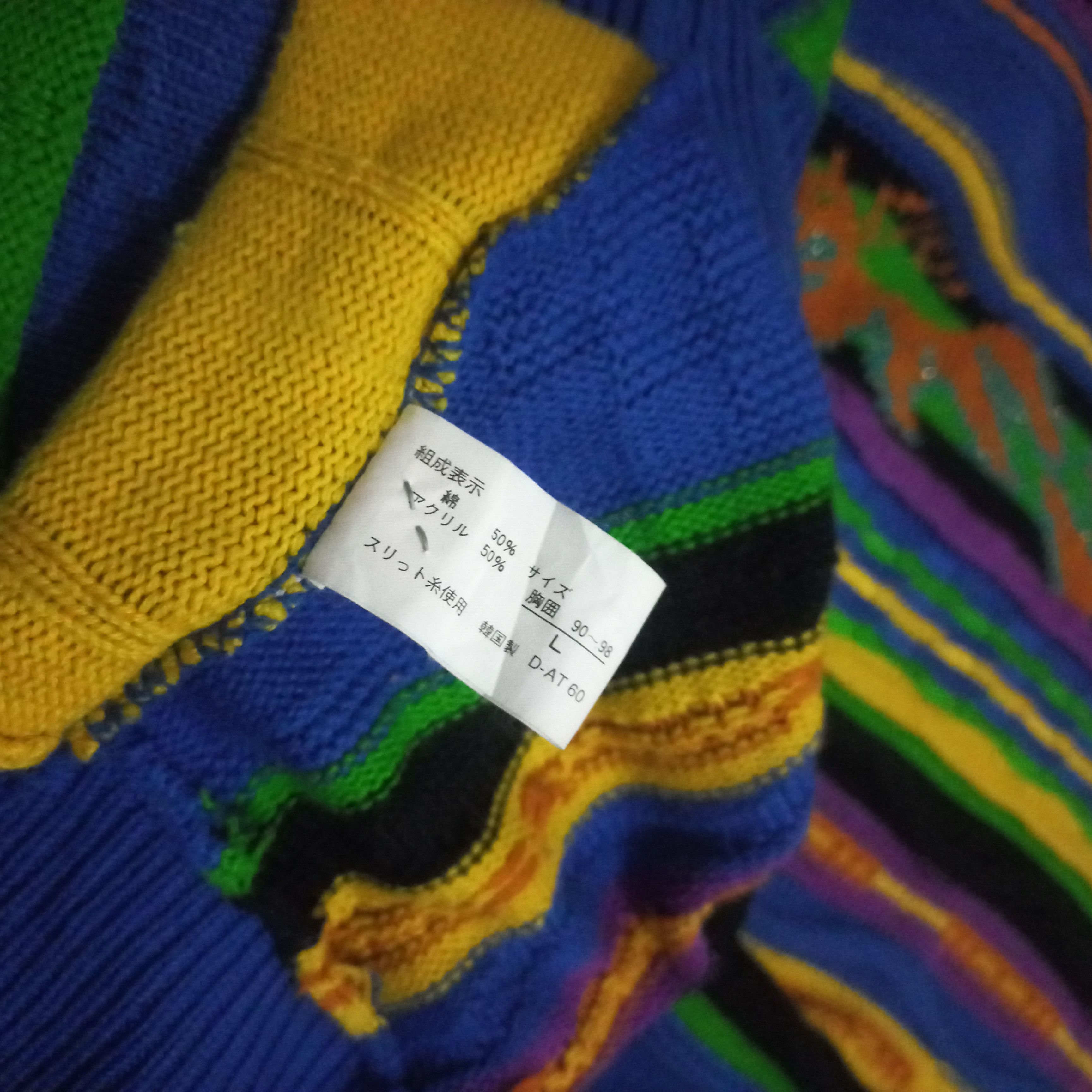 Coogi Philippe Candeloro Paris - Coogie Sytle 3D Cable Knitwear Size US L / EU 52-54 / 3 - 6 Thumbnail
