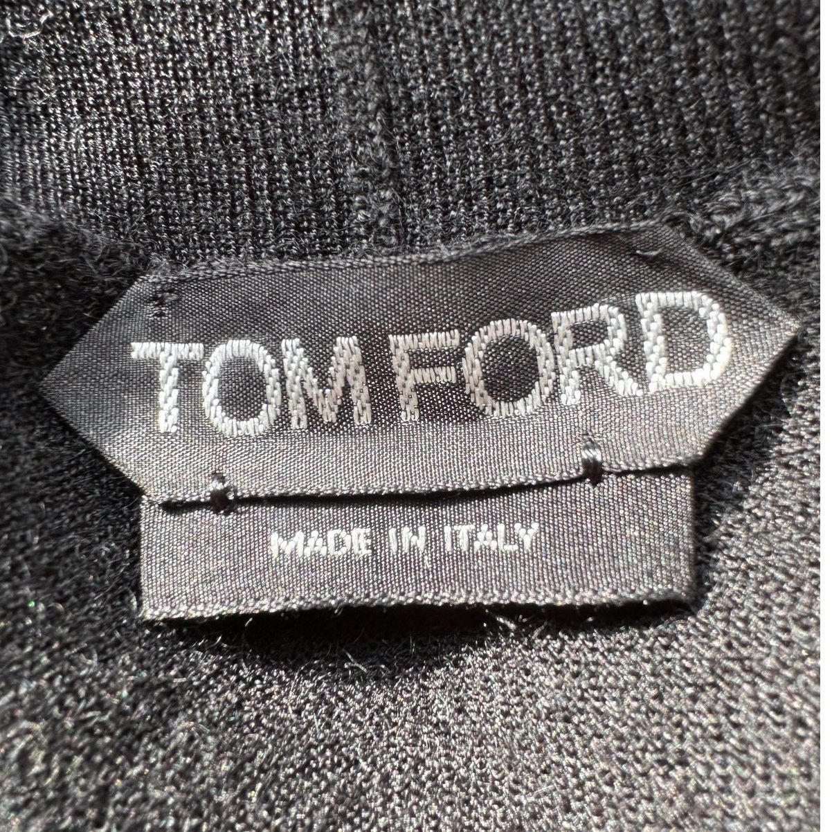 Tom Ford Tom Ford Black V-Neck Long Sleeve Cashmere Silk Sweater S Size S / US 4 / IT 40 - 11 Thumbnail