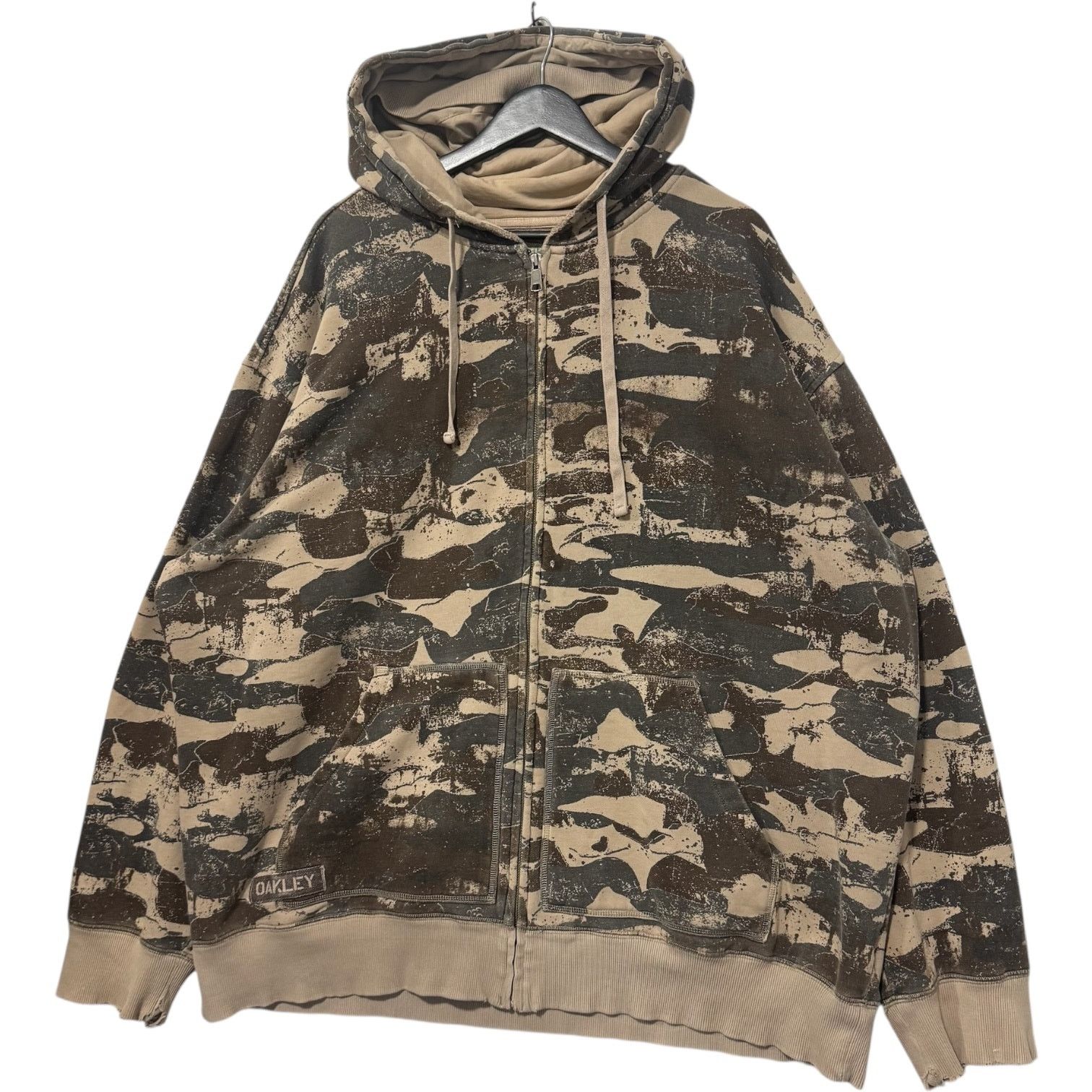 Oakley Vintage Oakley Camo Full Zip Hoodie XXL Size US XL / EU 56 / 4 - 3 Thumbnail