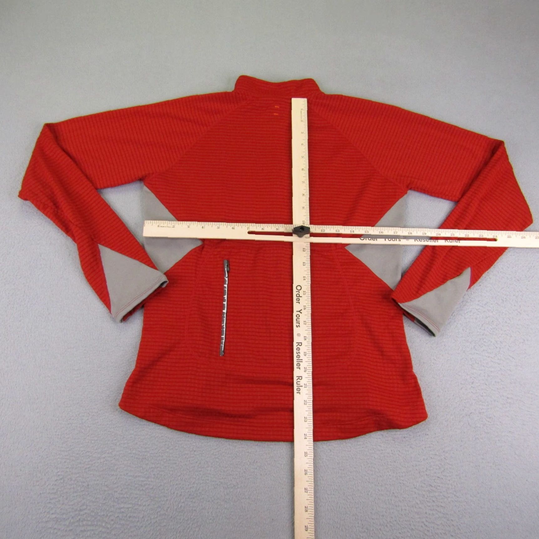 Nike VINTAGE Nike ACG Sweater Womens L Red Gray Sphere Half Zip Pullover Oregon Series Size L / US 10 / IT 46 - 7 Thumbnail