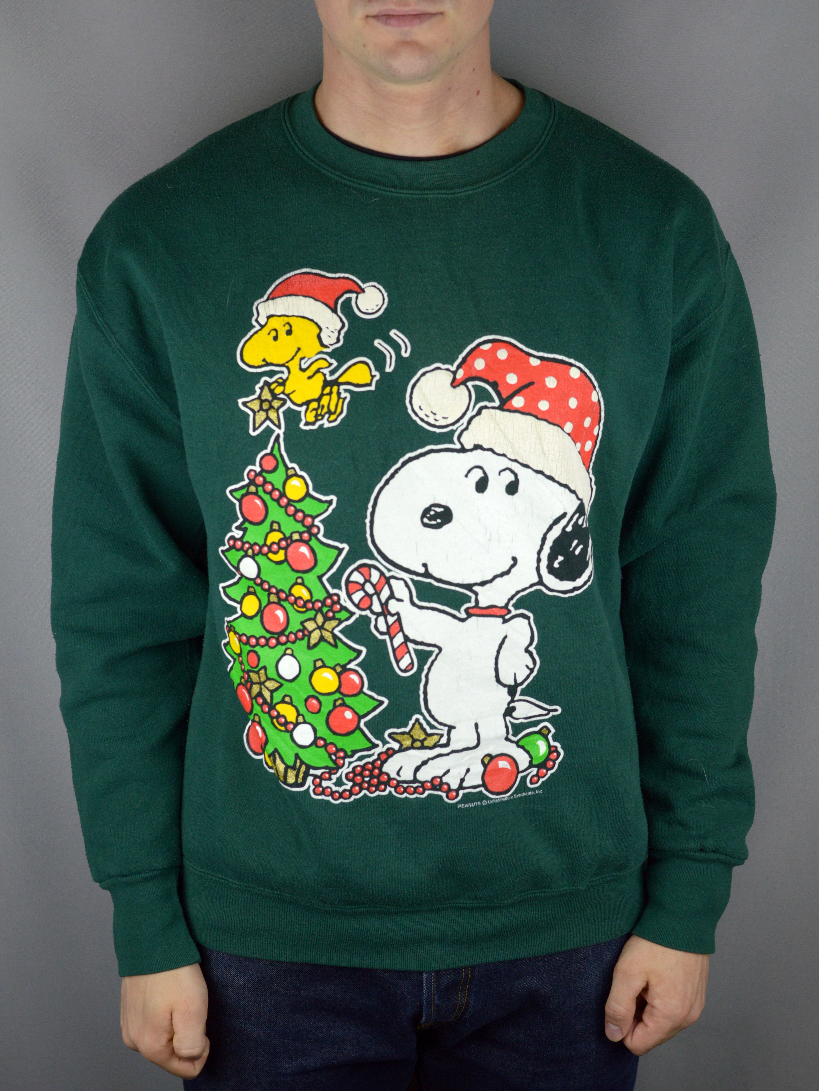 Delta × Peanuts × Vintage Vintage Peanuts 90s sweatshirt Size US L / EU 52-54 / 3 - 1 Thumbnail