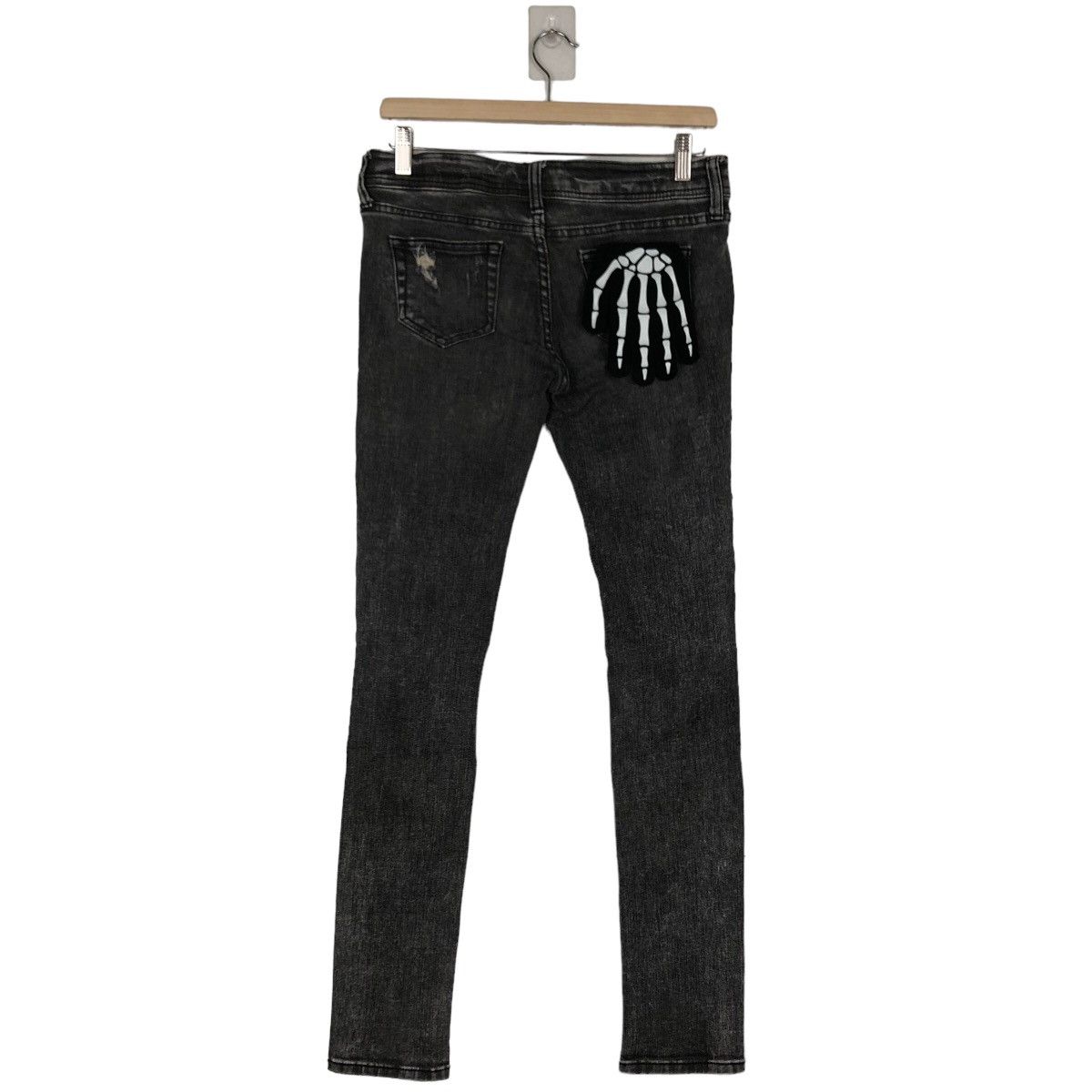 Hysteric Glamour 🔥RARE DISTRESSED DENIM JEANS JAPAN HYSTERIC GLAMOUR DESIGN Size US 30 / EU 46 - 6 Thumbnail
