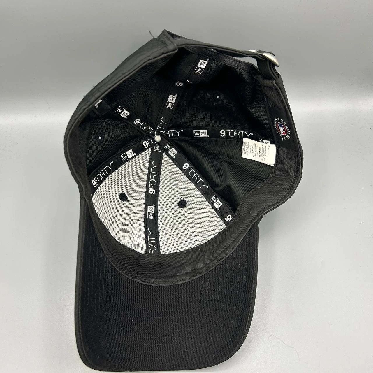 New Era Los Angeles LA Dodgers Hat Men Black Embroidered Strap Back Size ONE SIZE - 2 Thumbnail