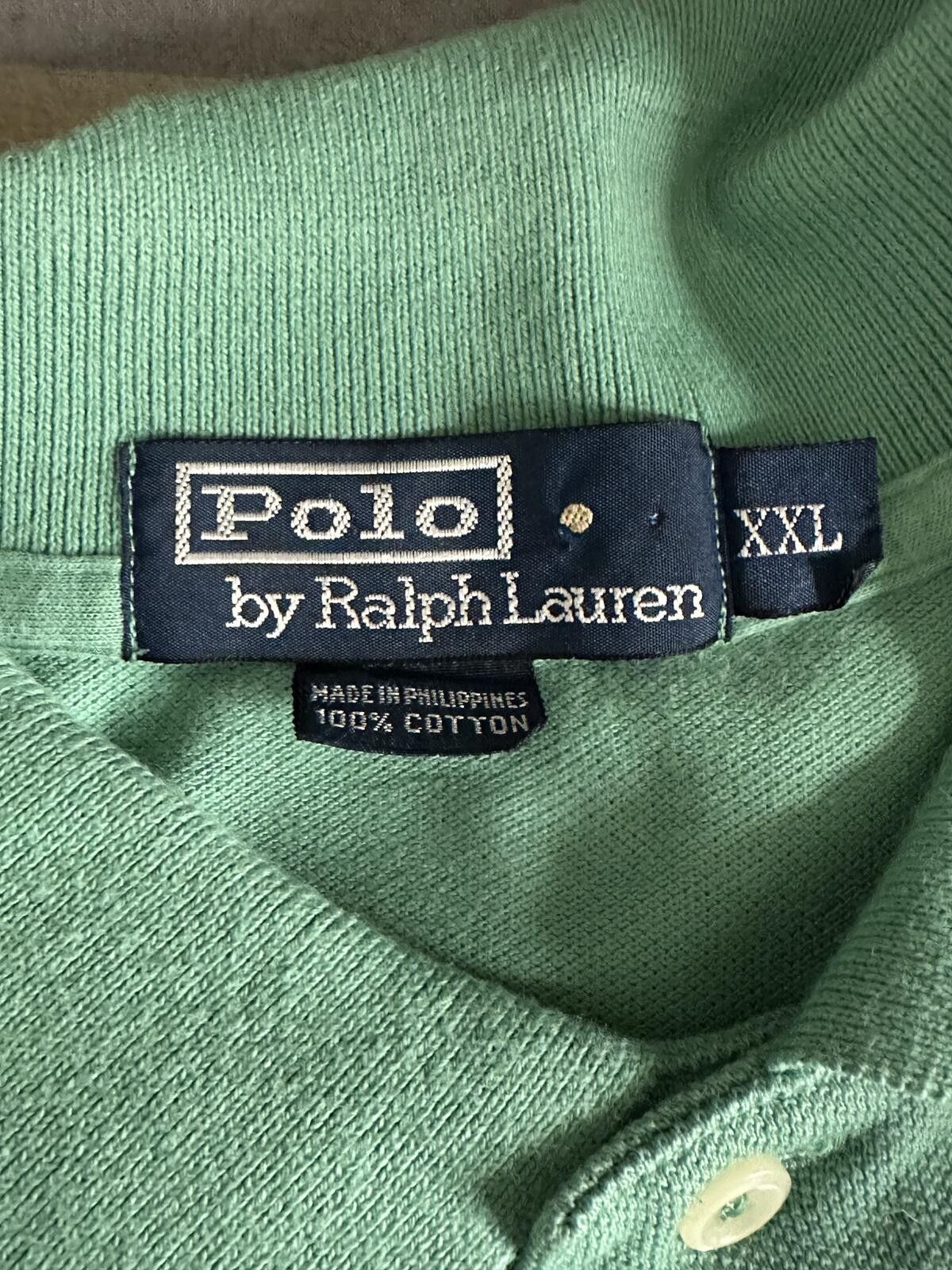 Polo Ralph Lauren Polo Ralph Lauren green cotton short sleeve polo shirt XXL Size US XXL / EU 58 / 5 - 7 Thumbnail