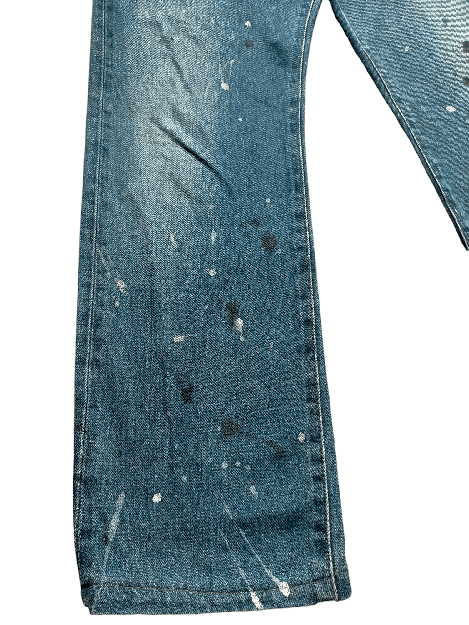 Hysteric Glamour × Japanese Brand Made in Japan Liberto Painted Denim selvedge Jeans Size US 29 - 8 Thumbnail