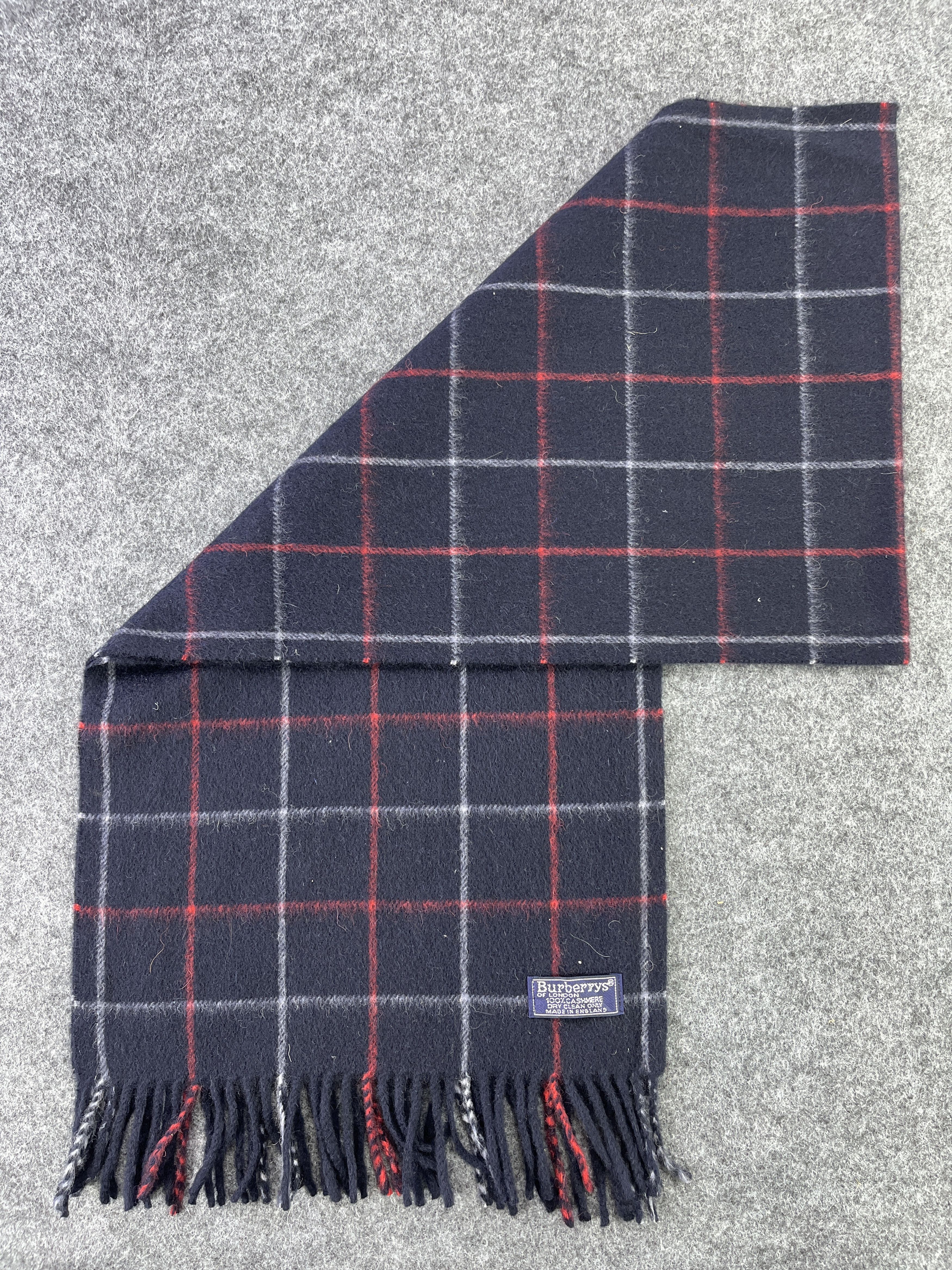 Burberry × Vintage Burberry Scarf / Muffler / Neckwear T151 Size ONE SIZE - 3 Thumbnail