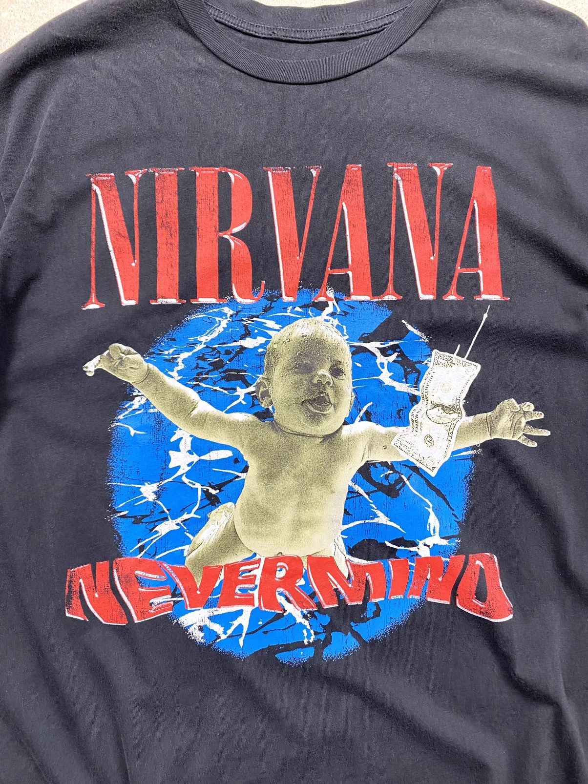 Nirvana Vintage Nirvana Nevermind Album Promo T Shirt Size US L / EU 52-54 / 3 - 4 Thumbnail