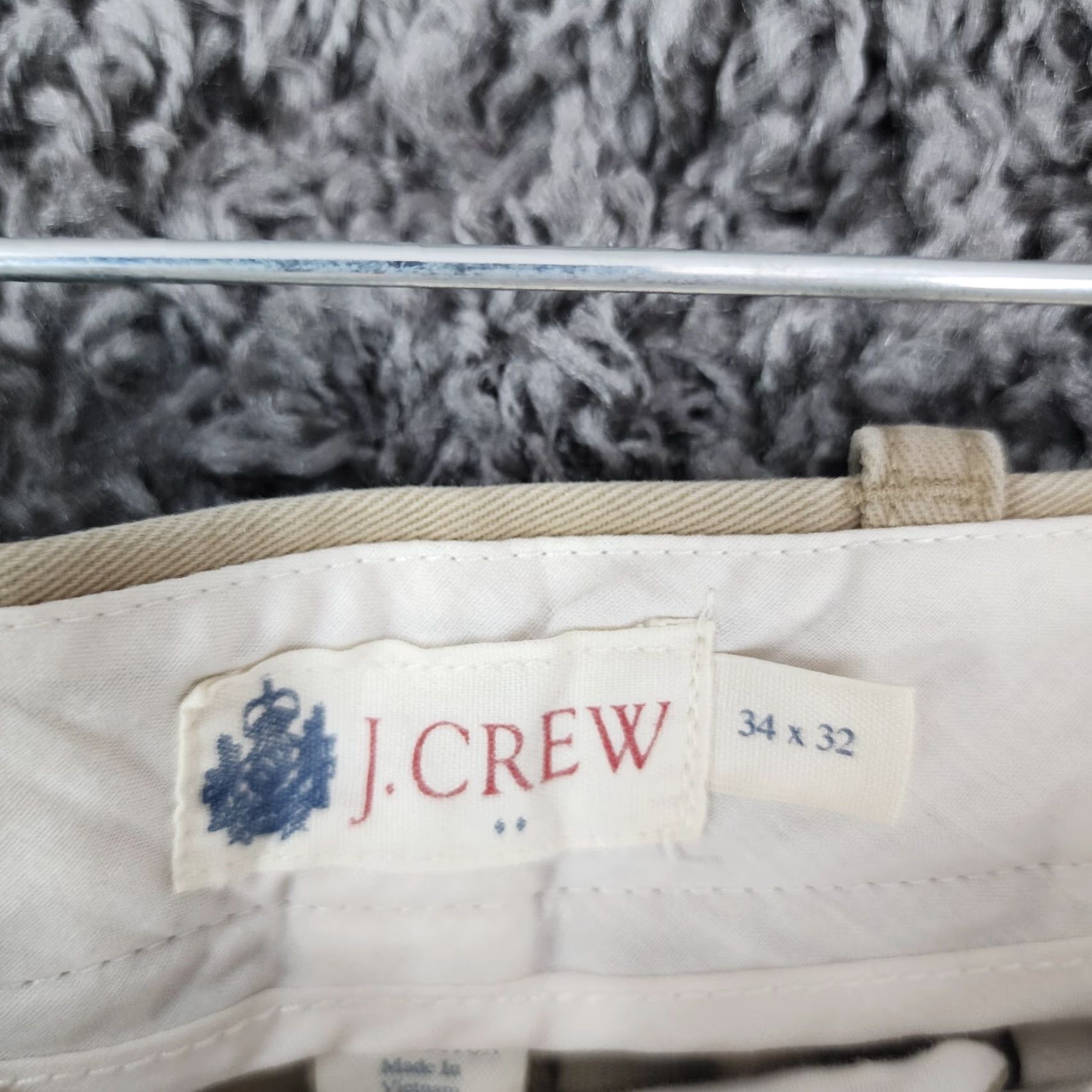 J.Crew J.CREW Chino Pants Mens Straight Size 34x31 Beige Size US 34 / EU 50 - 5 Thumbnail