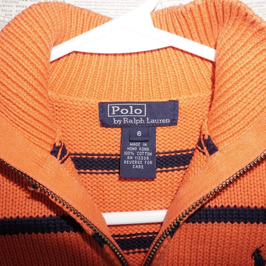 Polo Ralph Lauren 6 - Vintage / Y2K Polo ralph lauren stripe 00s knit sweater Size US S / EU 44-46 / 1 - 3 Thumbnail