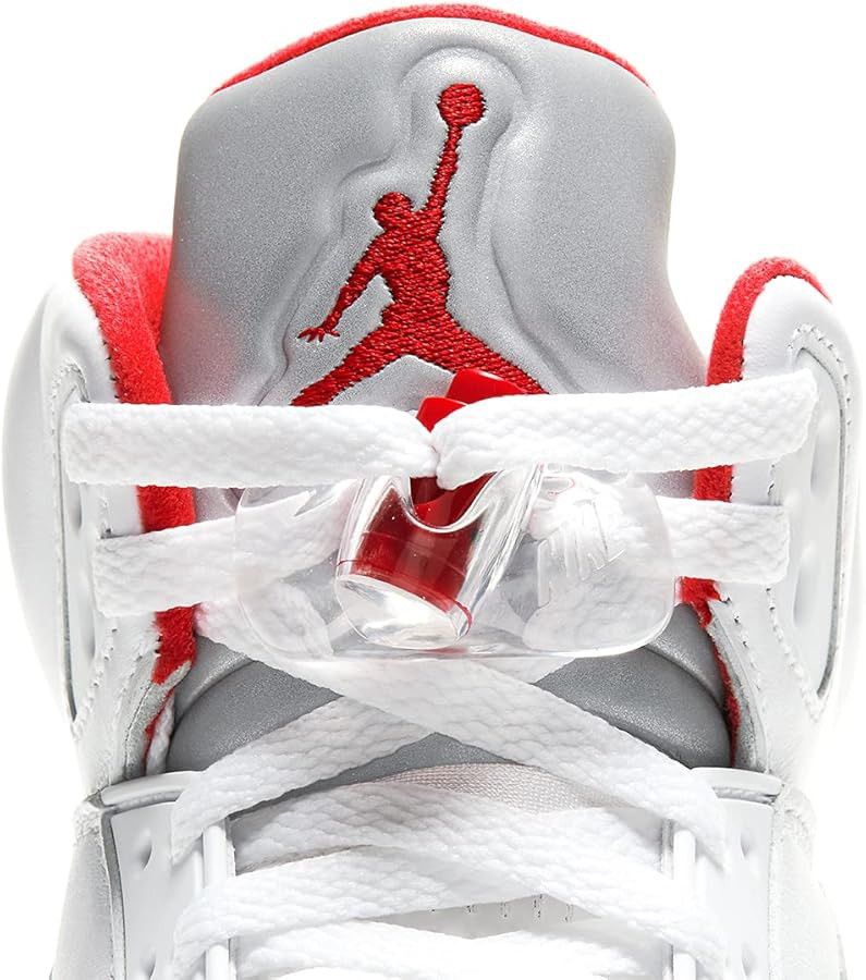 Jordan Brand × Nike Jordan 5 Retro ‘Fire Red Silver Tongue’ (2020) (GS) Size US 5 / EU 37 - 9 Thumbnail