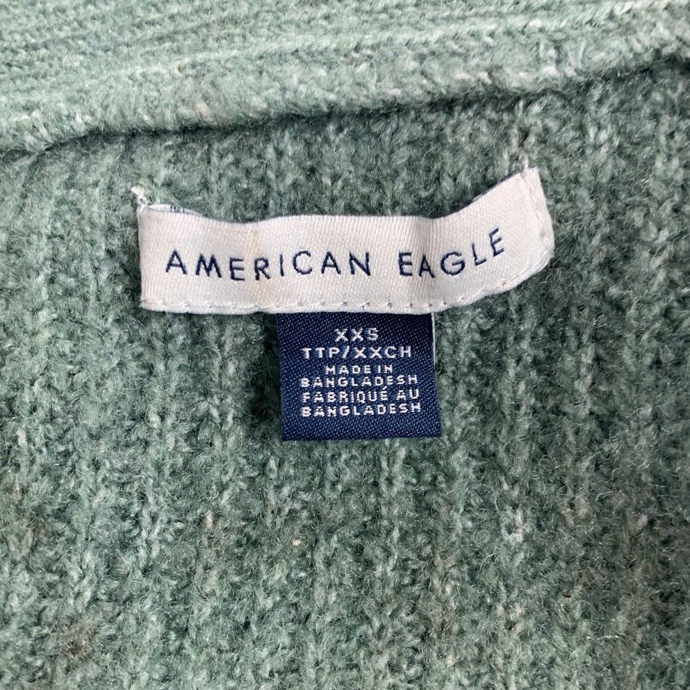 American Eagle Outfitters New American Eagle Womens XXS V Neck Knit Cardigan Sweater Size XXS / US 00 / IT 34 - 5 Thumbnail