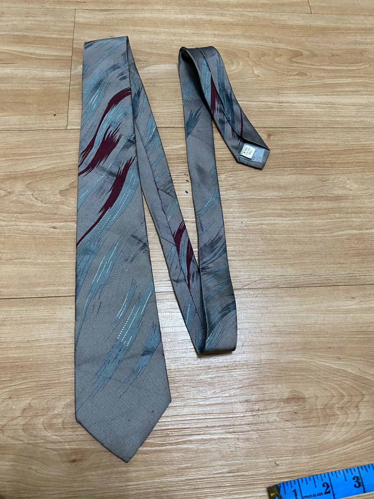 Balenciaga Vintage 90s Balenciaga tie nice design Size ONE SIZE - 7 Thumbnail
