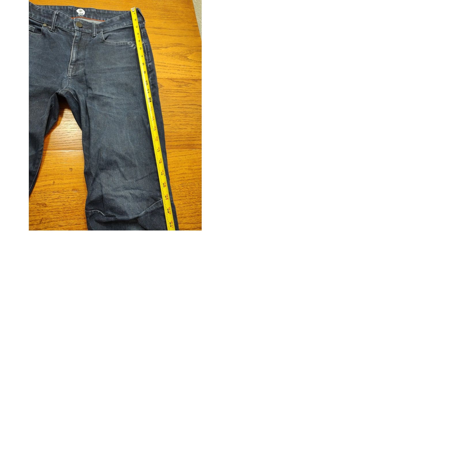 Mountain Hardwear VINTAGE Mountain Hardwear Jeans Mens 30x32 Straight Stretch Denim Blue 5-Pocket Logo Zipper Comfortable Outdoor Mens Size US 30 / EU 46 - 10 Thumbnail